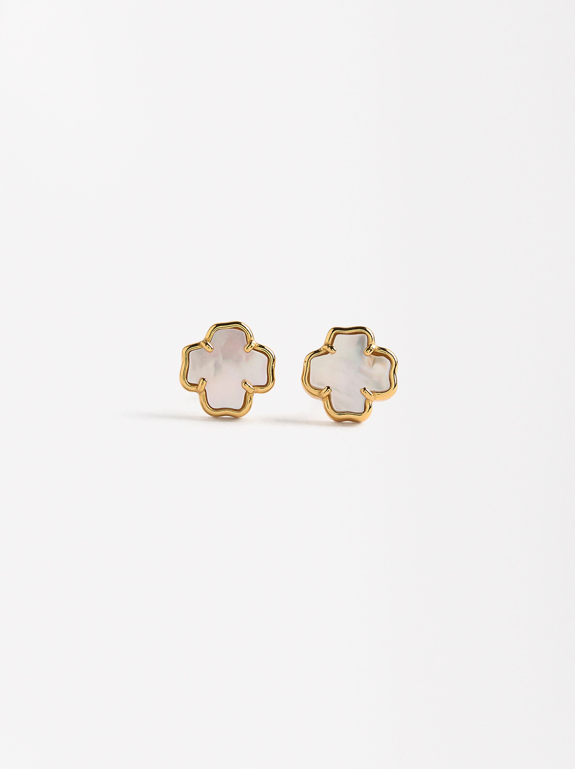 Cross earrings - 925 sterling silver image number 0.0