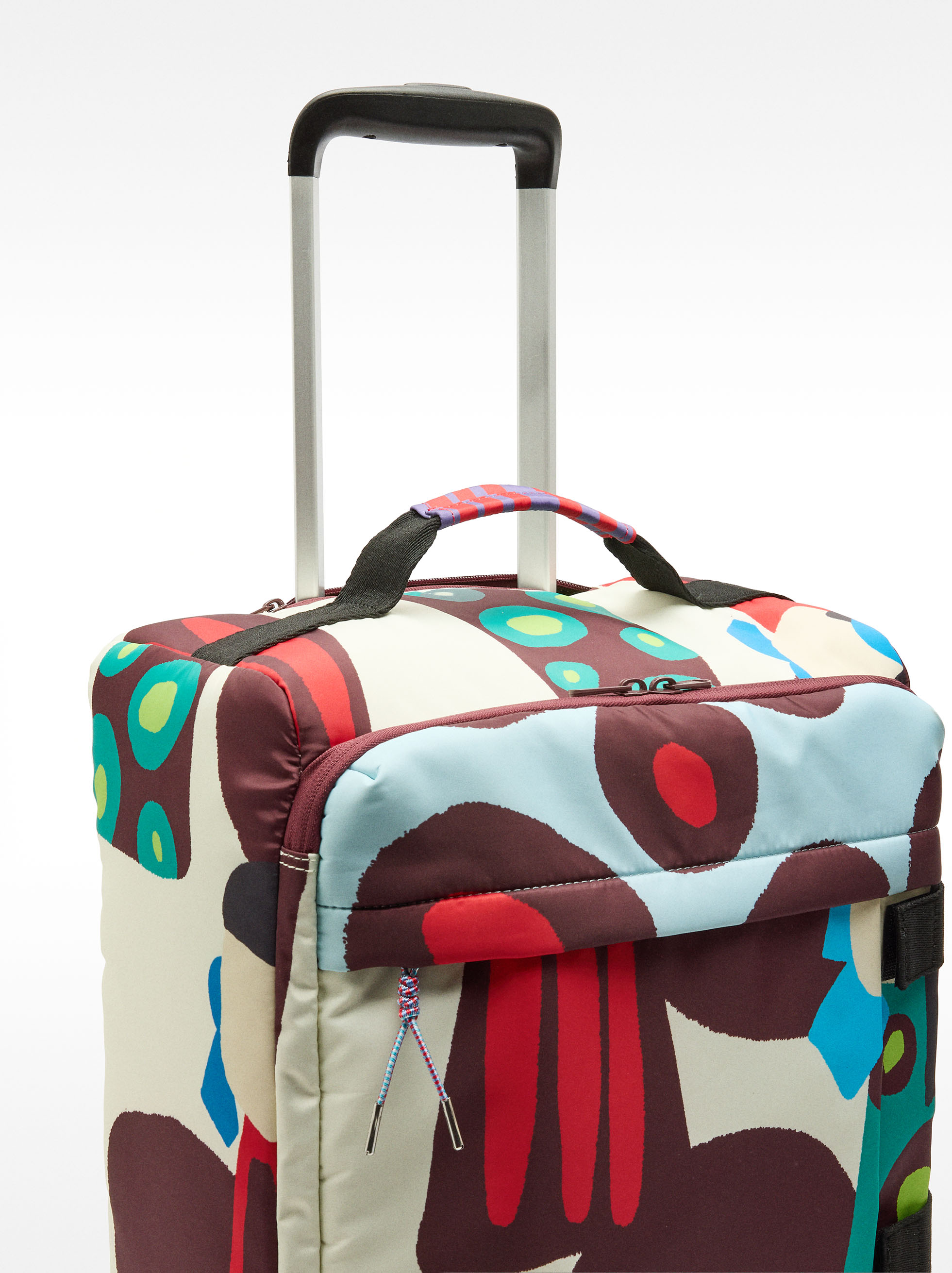 Valise à roulettes en nylon imprimé image number 3.0