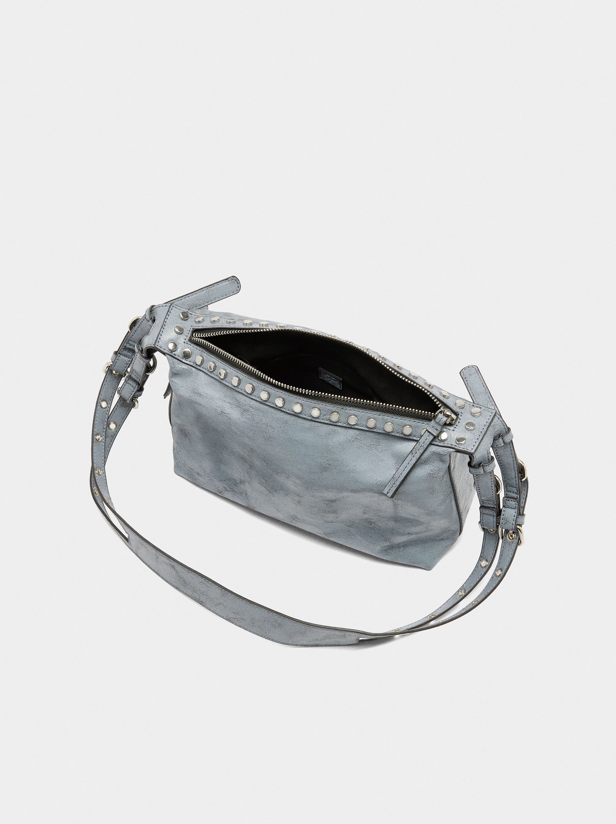 Shoulder bag with studs image number 4.0