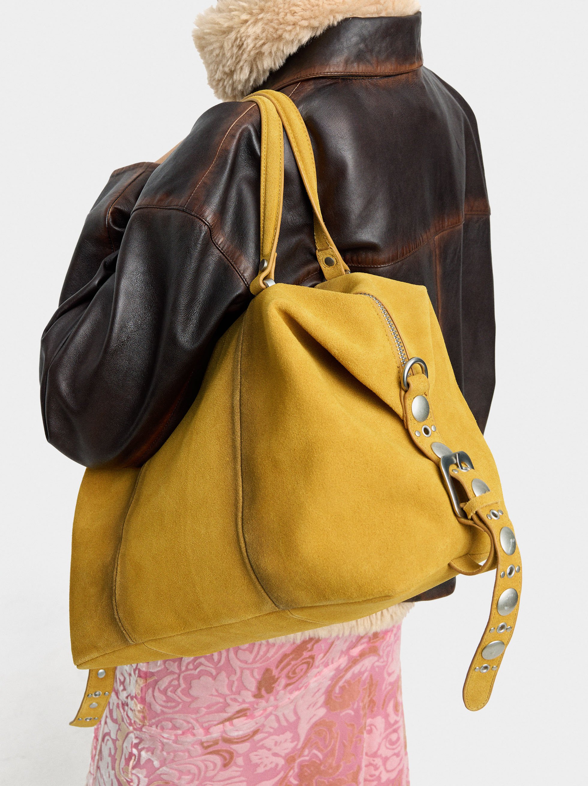 Leather tote bag image number 2.0