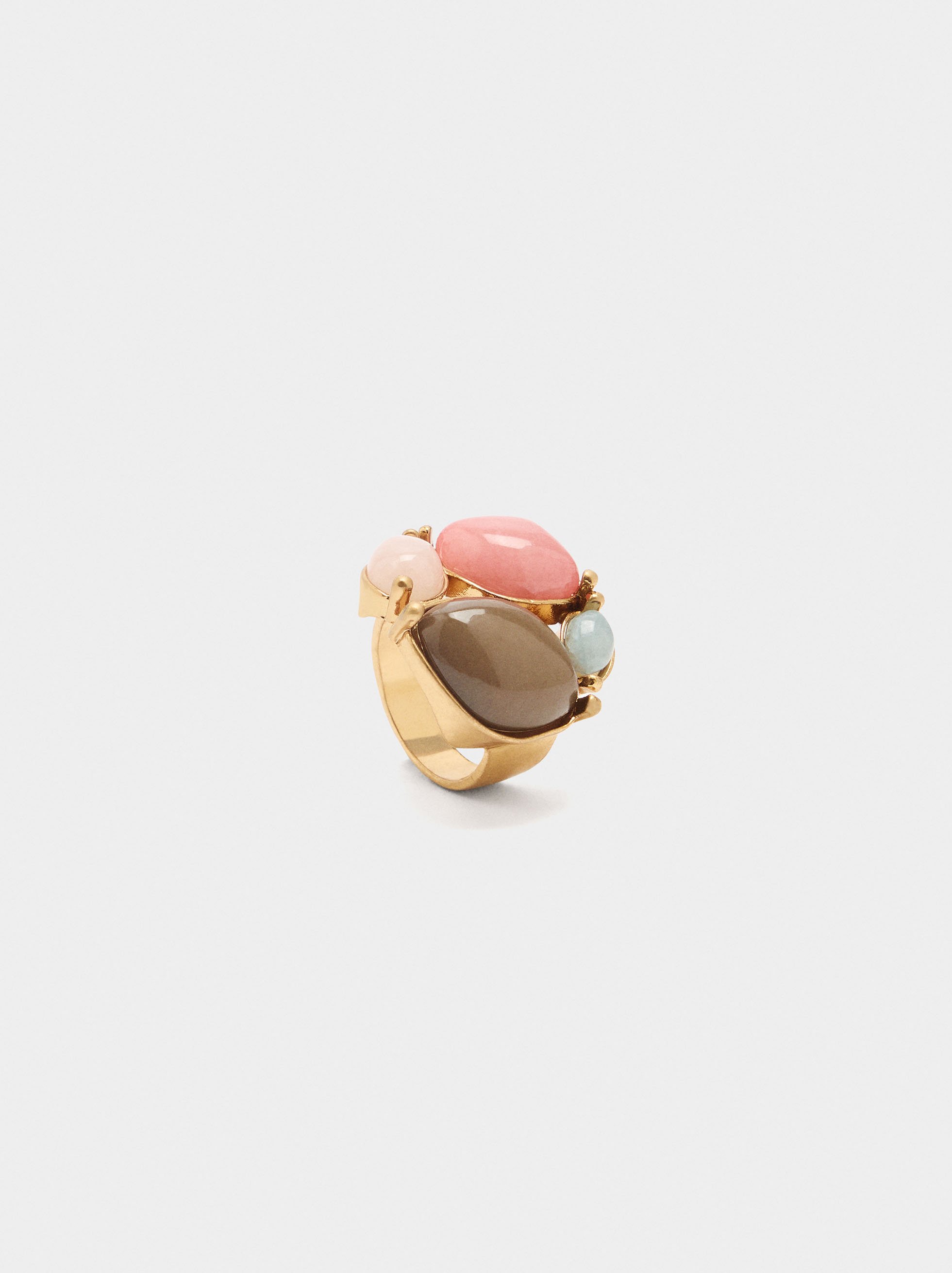 Ring with multicolor stones image number 2.0