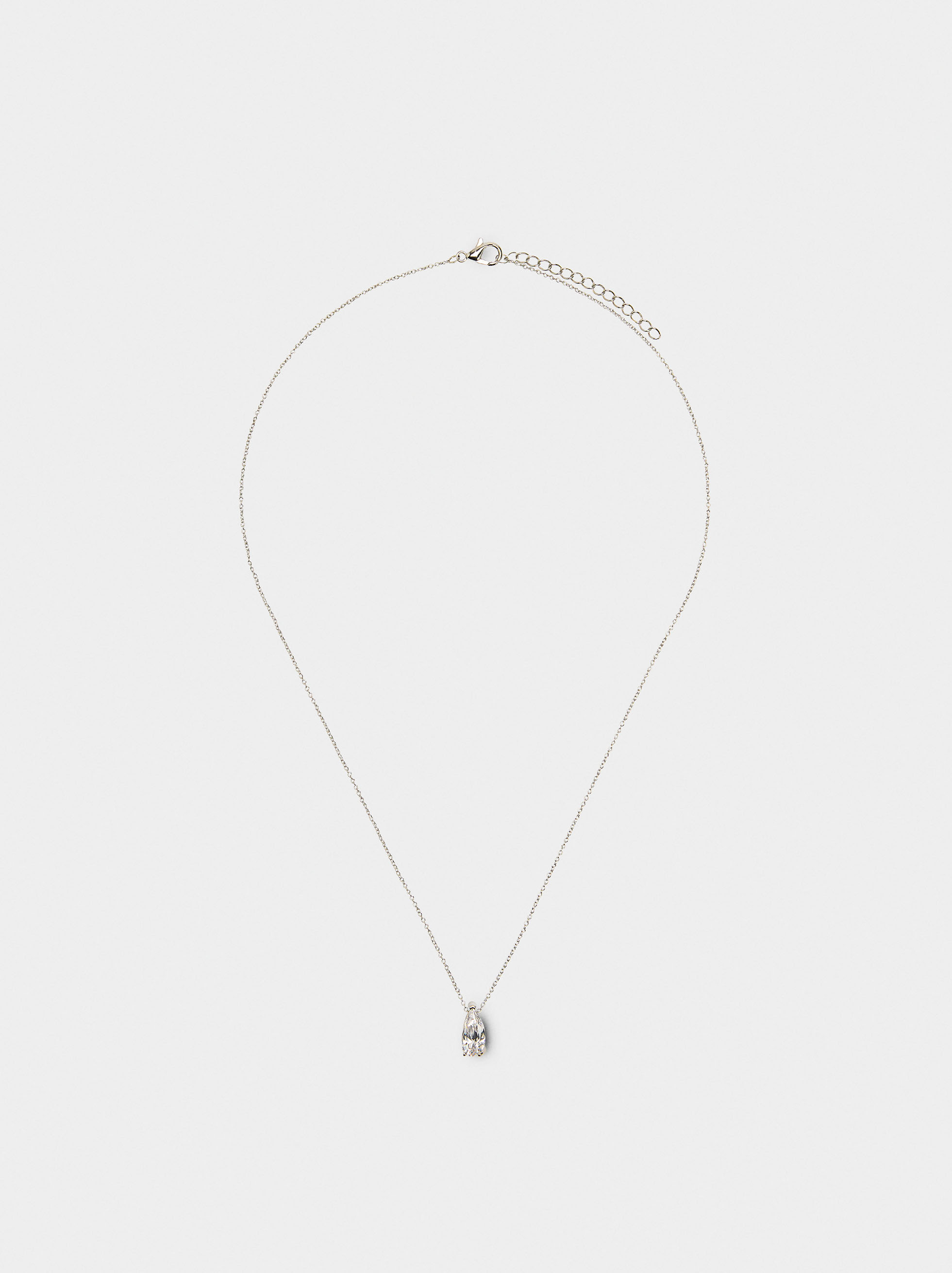 Necklace with pendant of zirconia image number 1.0