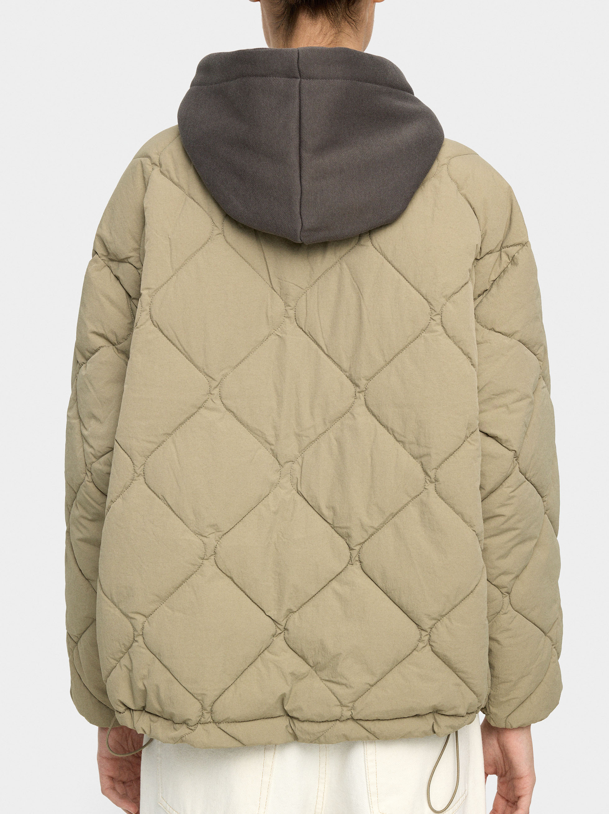 Manteau matelassé avec capuche amovible image number 3.0