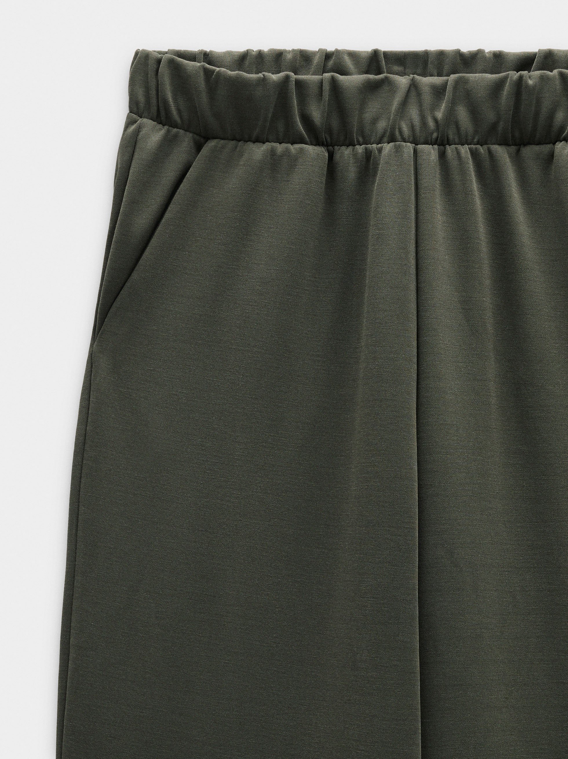 Trousers with elastic waist soft touch image number 5.0