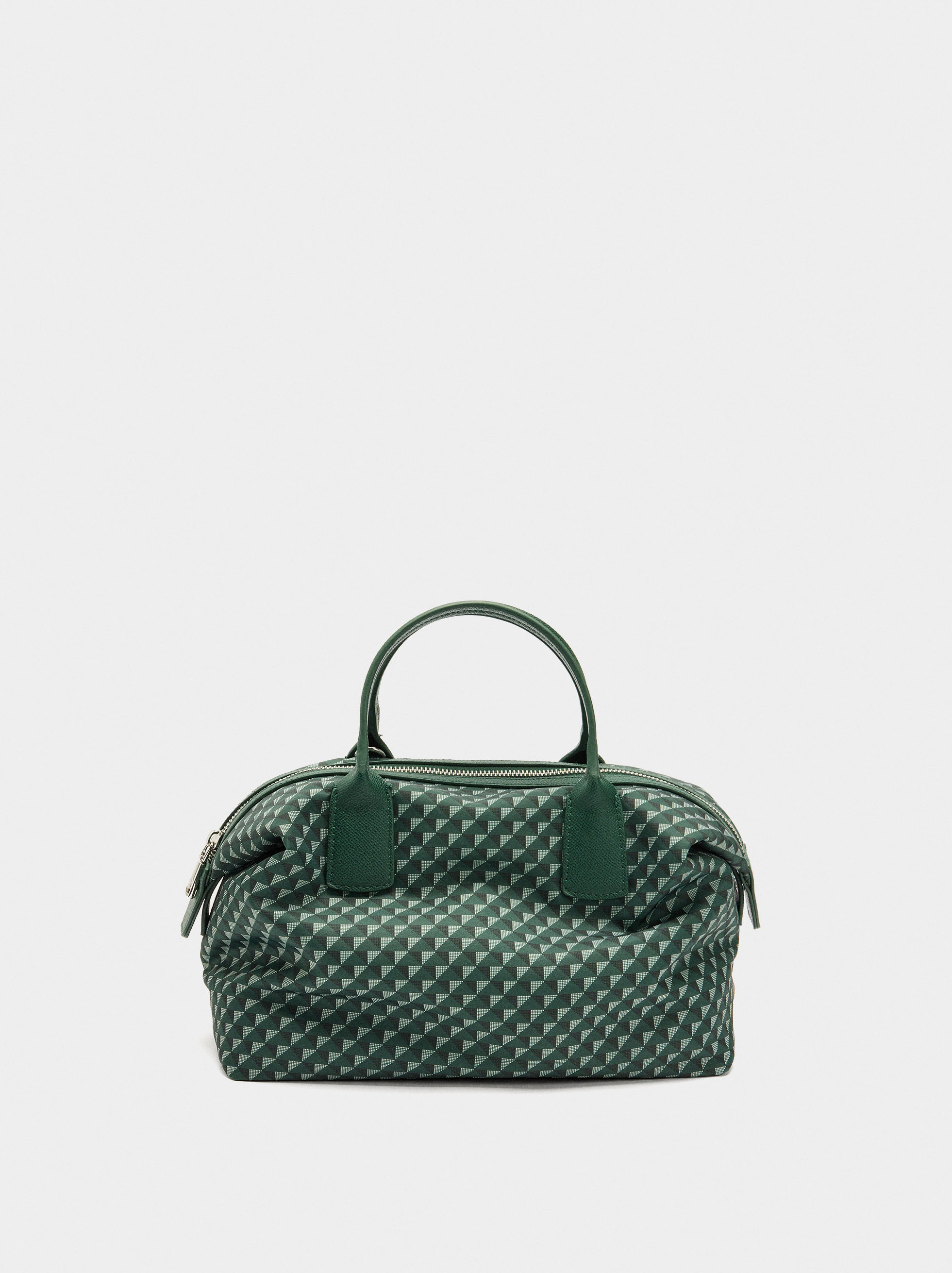 Printed nylon tote bag image number 0.0