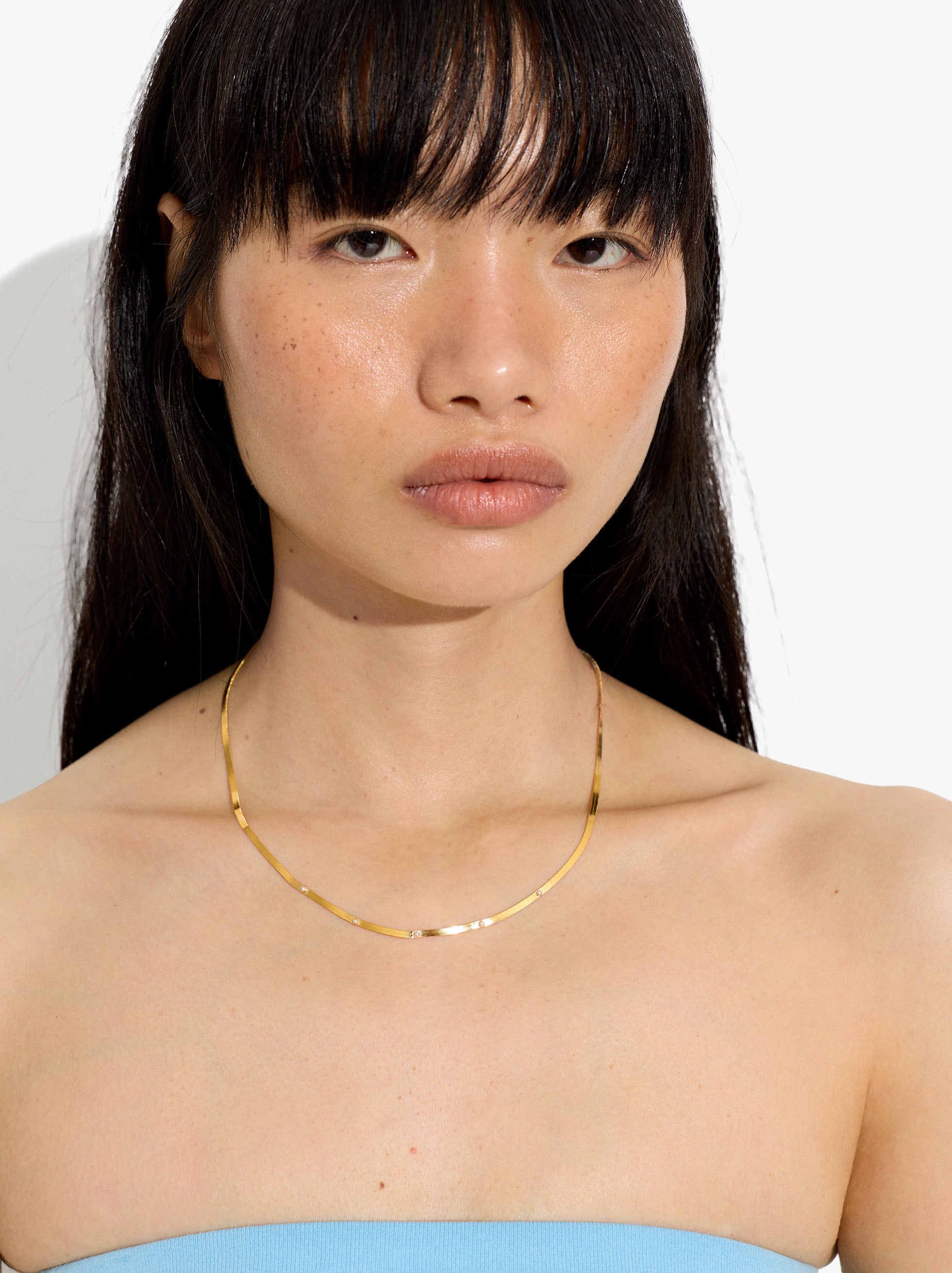 Snake chain necklace - 925 silver image number 1.0