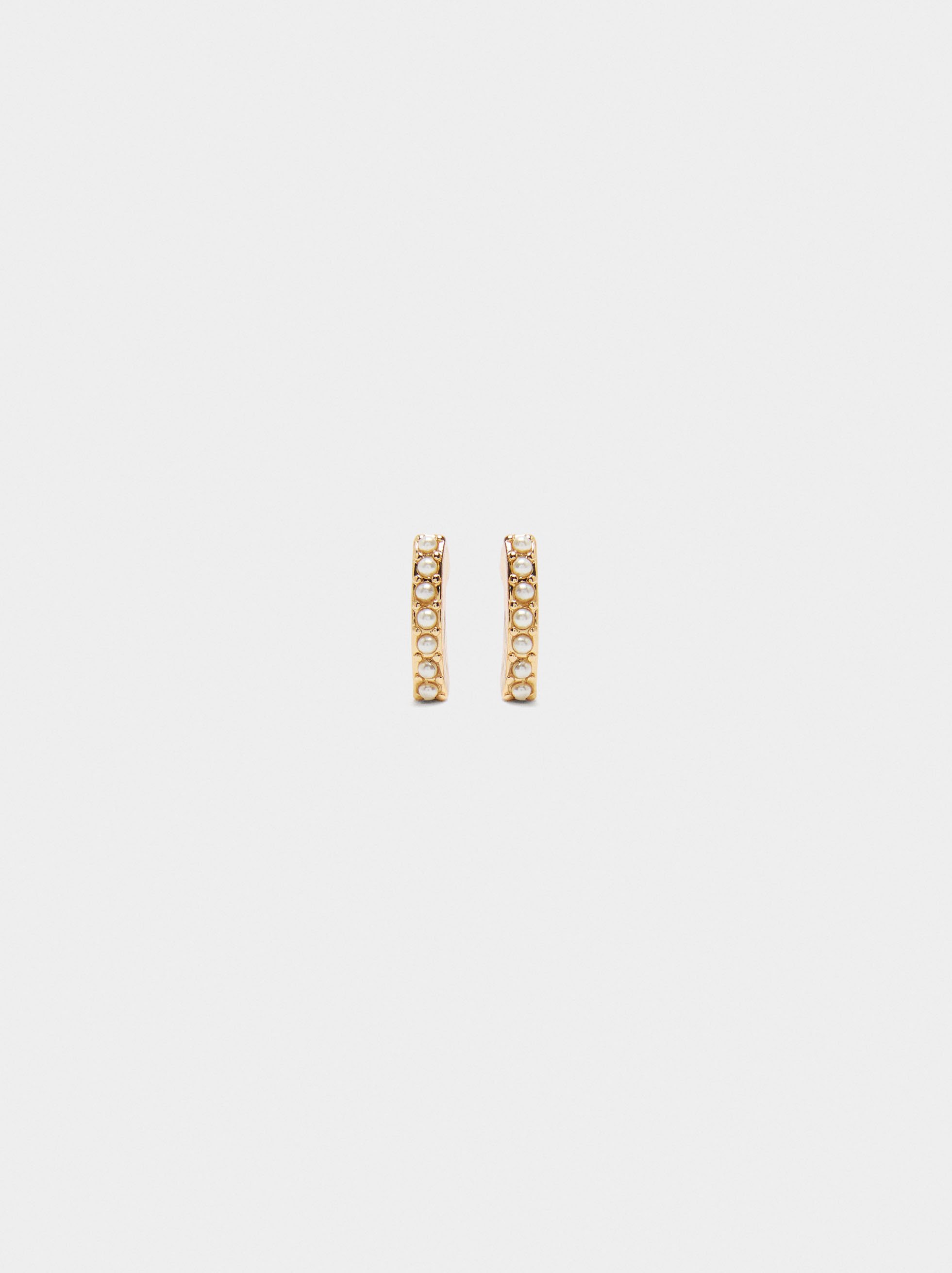 Earrings with pearl image number 0.0