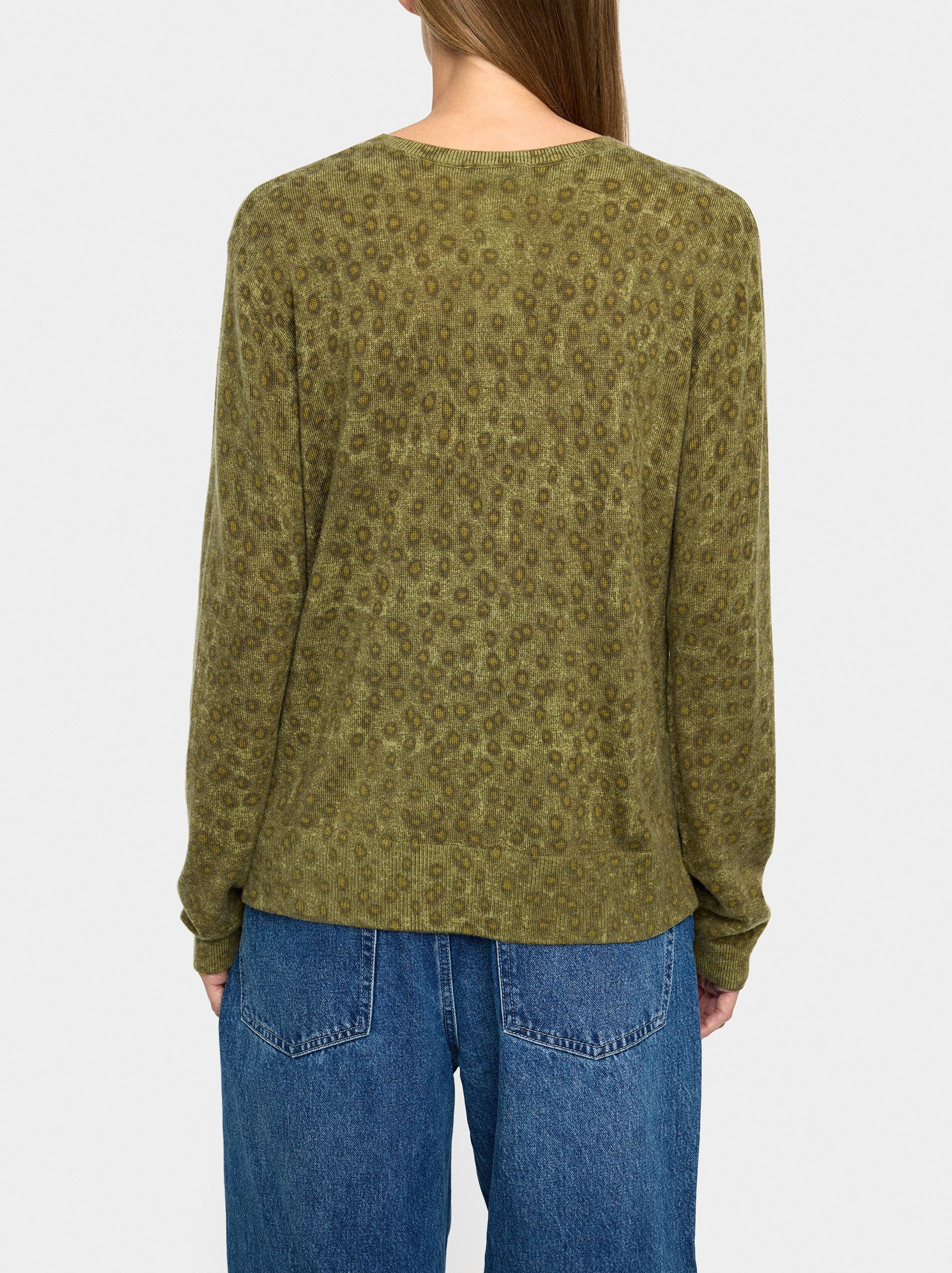 Gemusterter Strickpullover image number 3.0