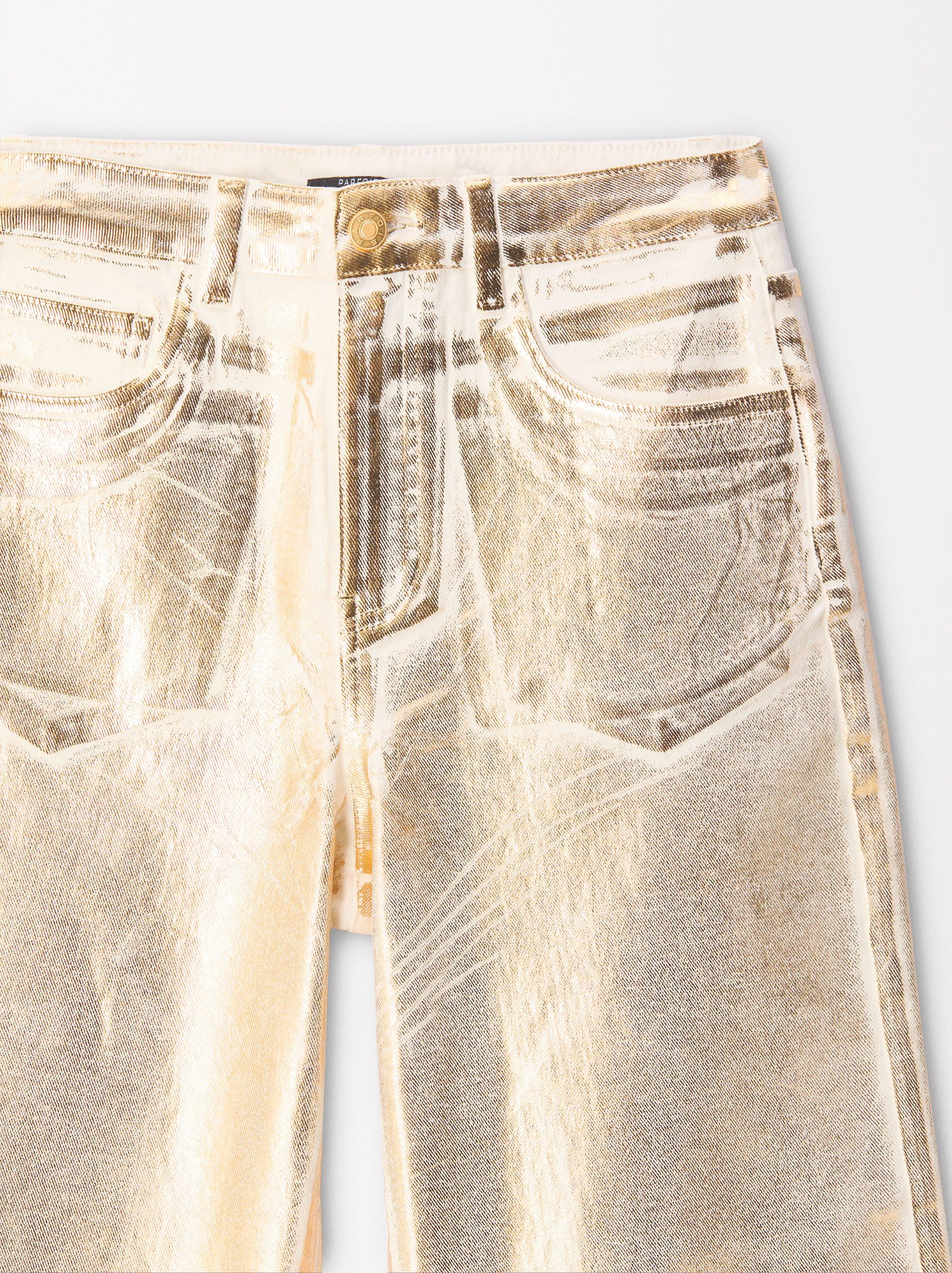 Jeans In Metallic-Optik image number 6.0
