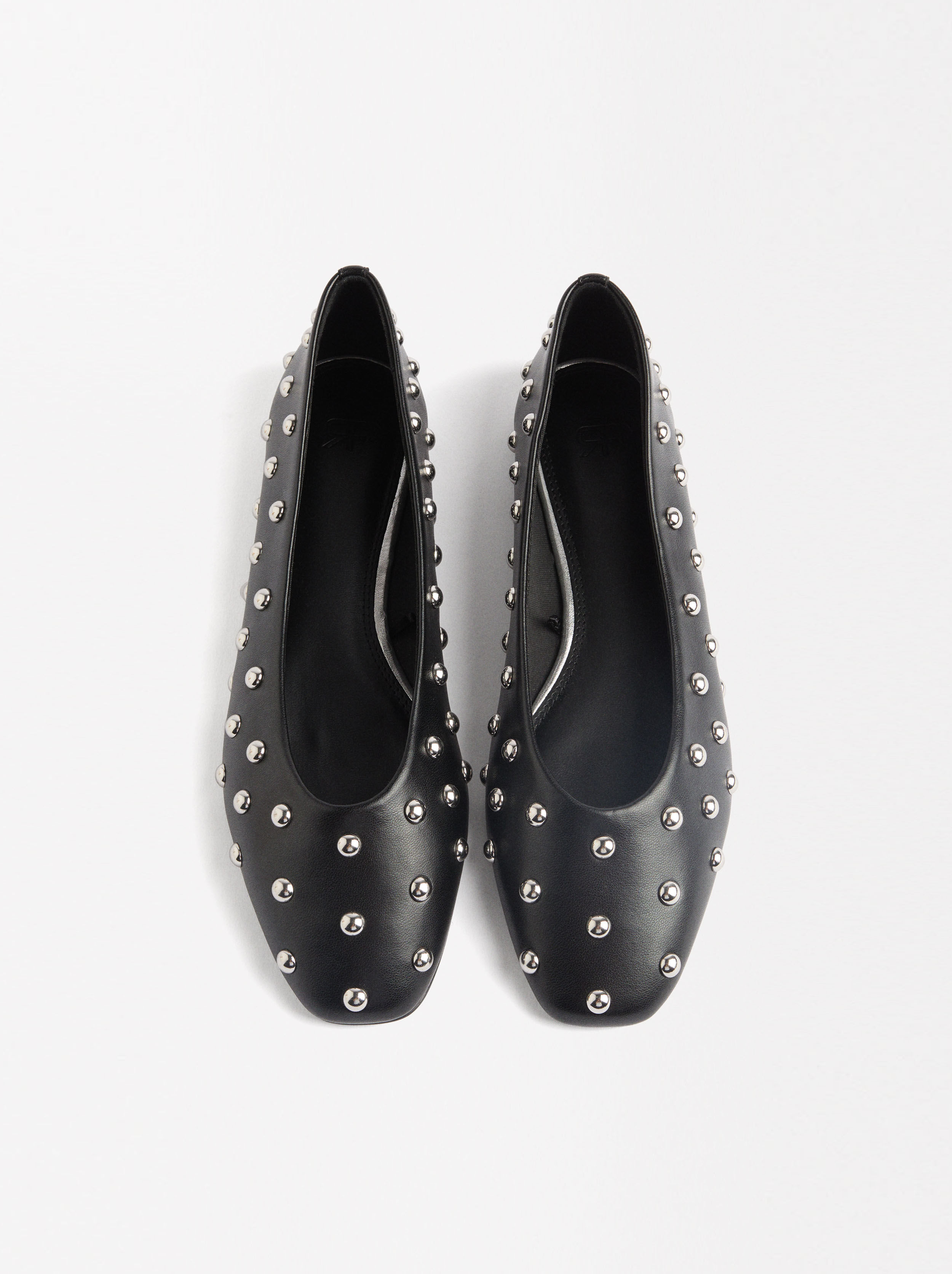 Ballet flats with studs image number 8.0