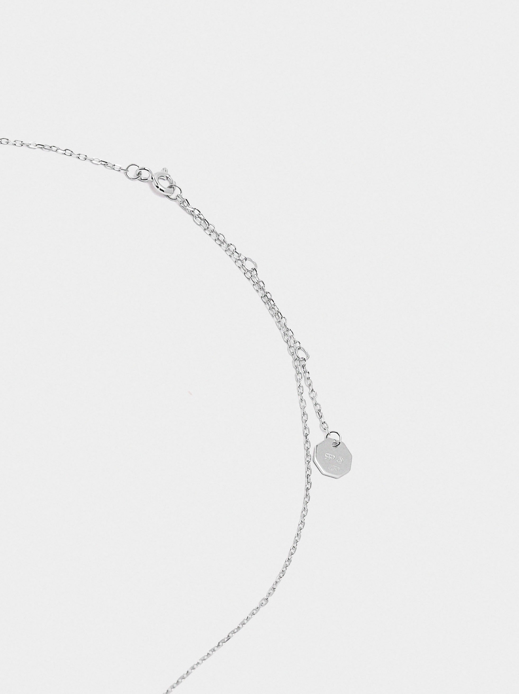 Necklace with zirconia - 925 sterling silver image number 3.0