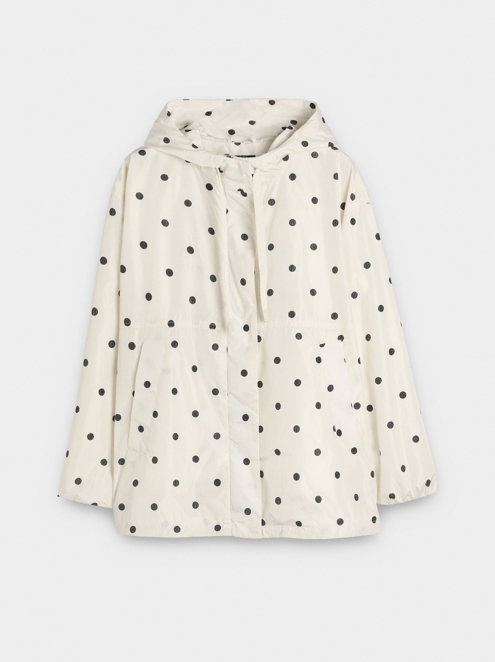 Parka à pois avec capuche image number 5.0