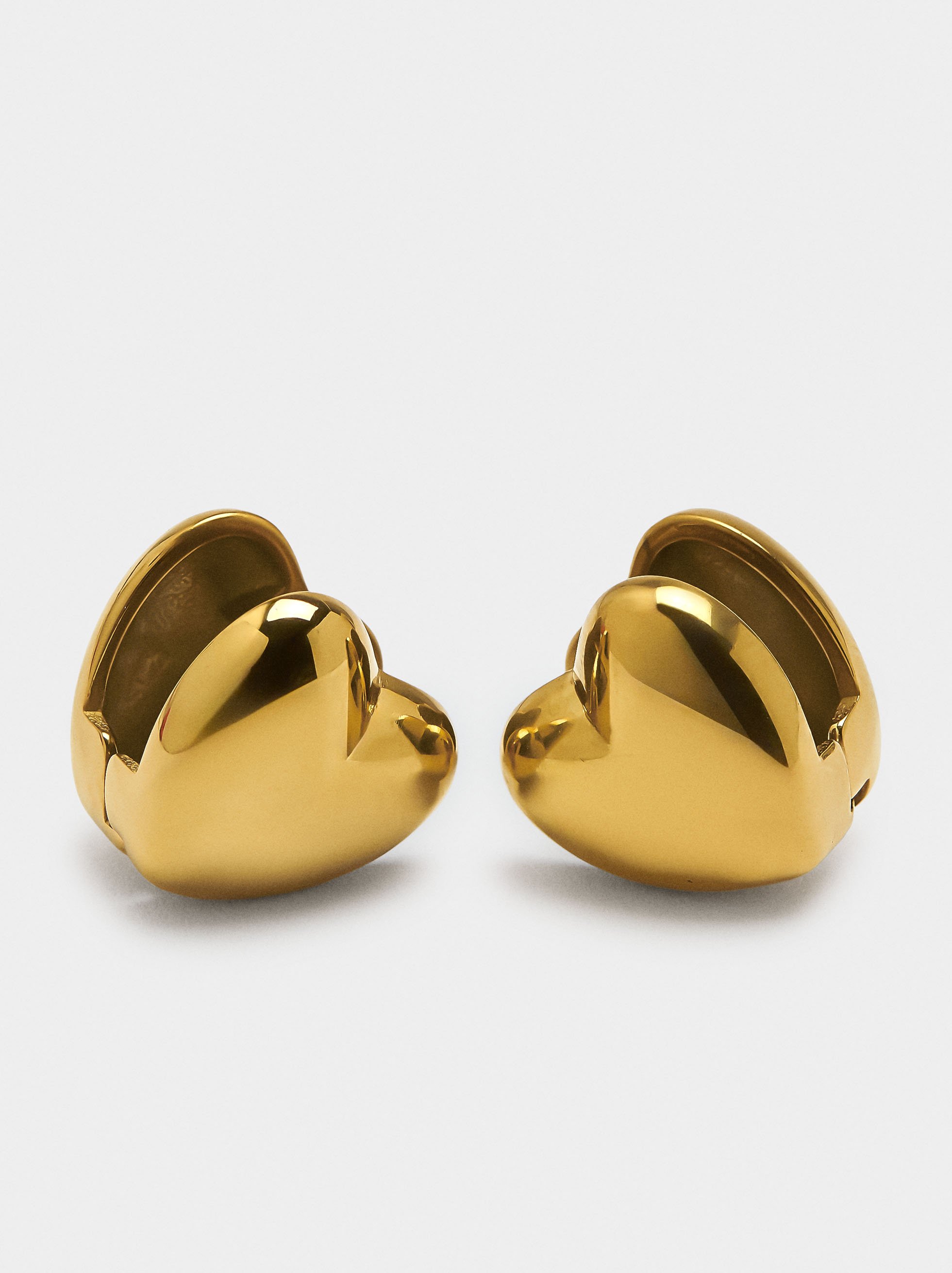 Ohrringe Herzen – Edelstahl image number 2.0