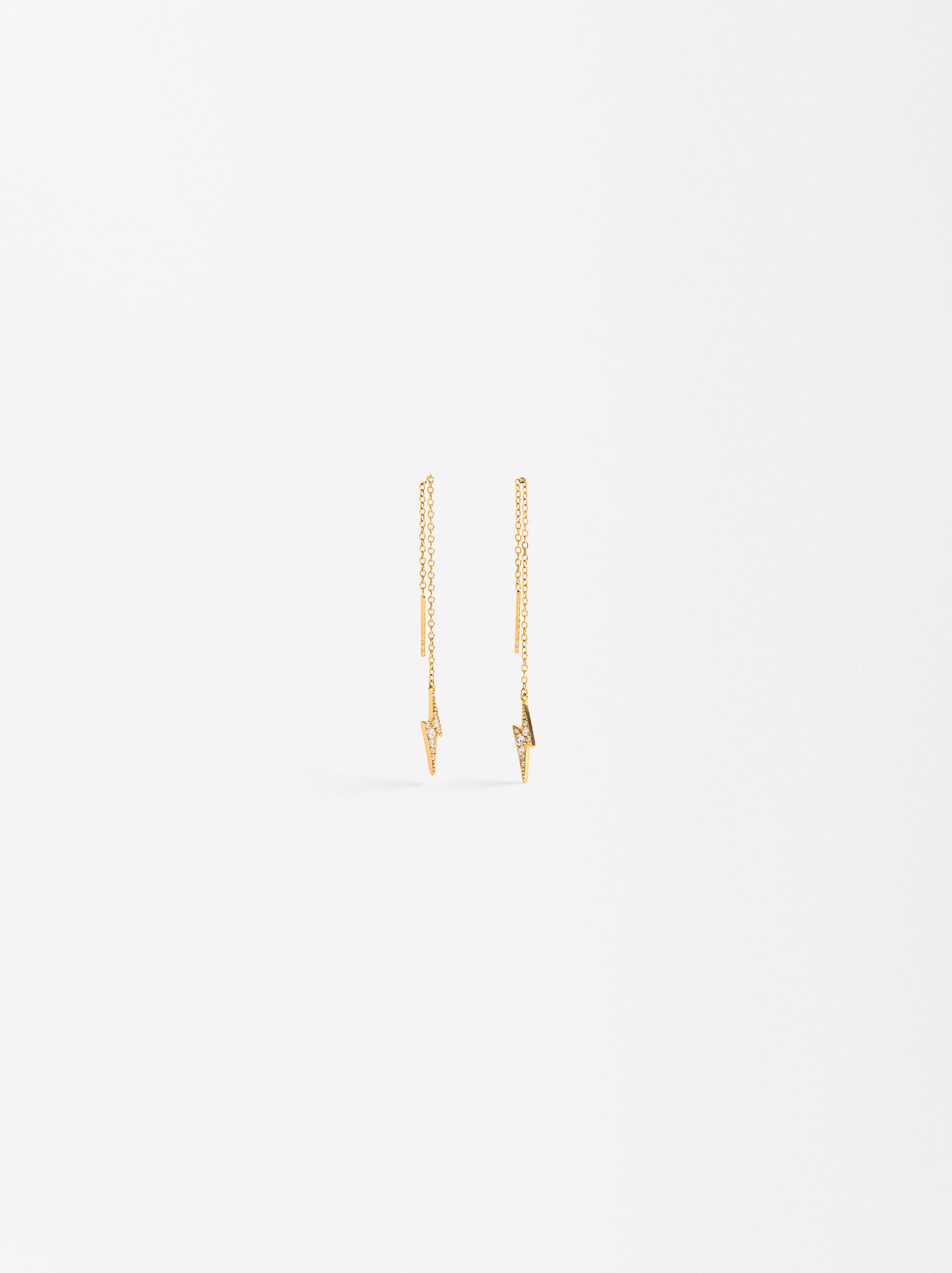 Long ray earrings - 925 sterling silver image number 0.0