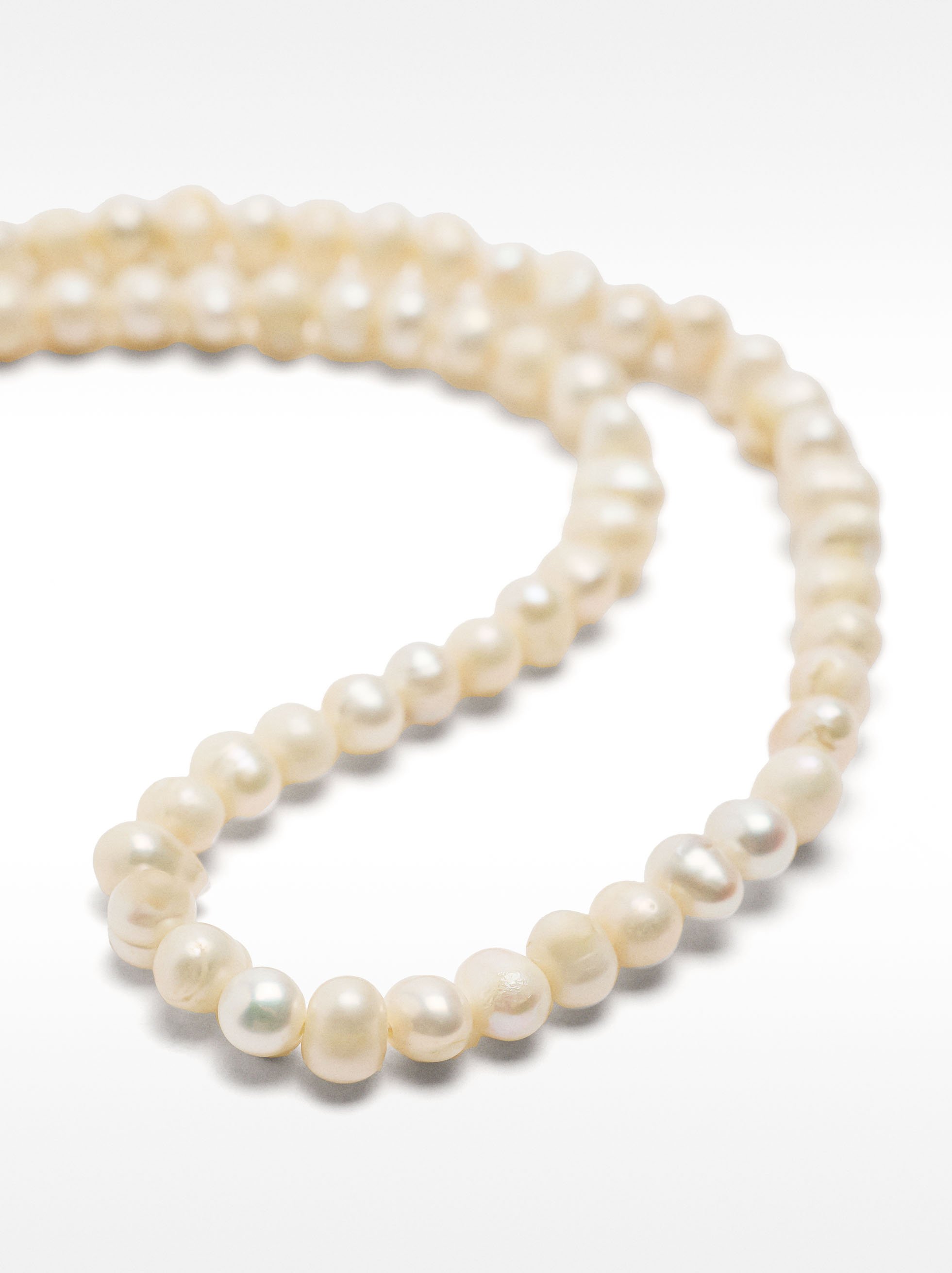 Mini Baroque Freshwater Pearl Necklace image number 3.0
