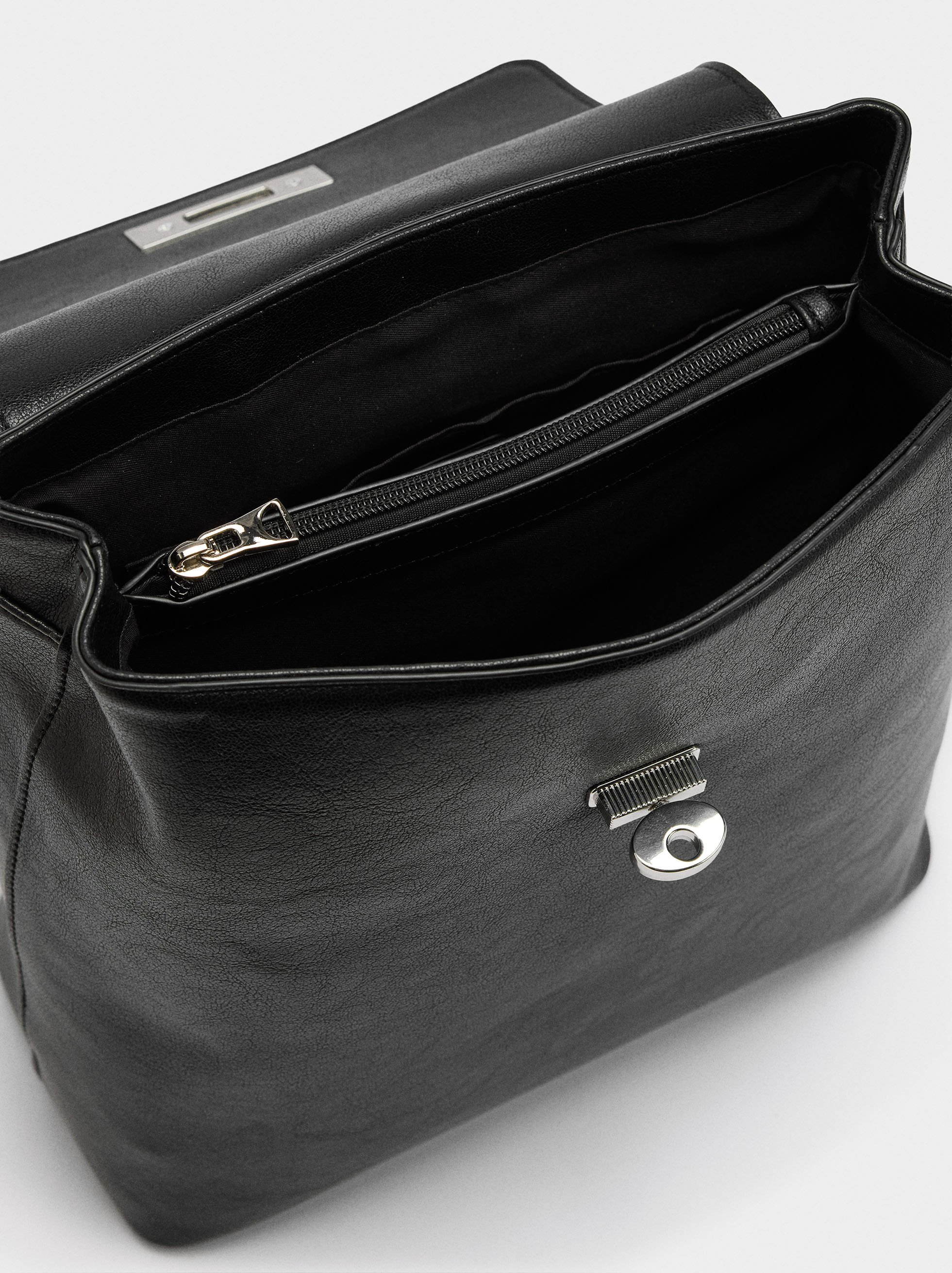Backpack with twist closure image number 4.0