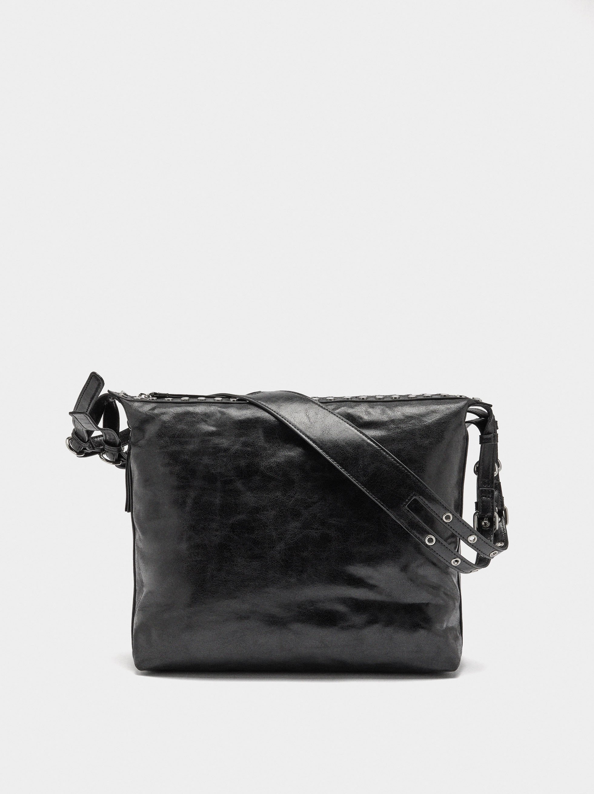 Shoulder bag with studs image number 0.0