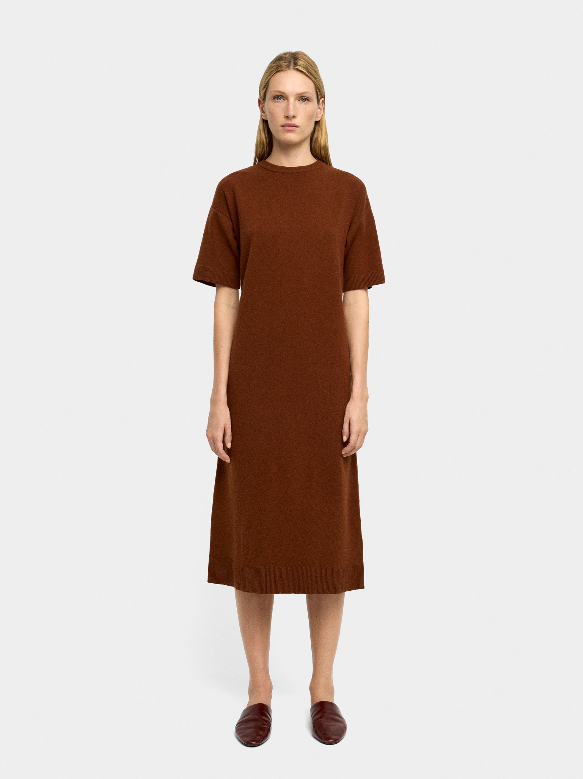 Robe midi en maille image number 3.0