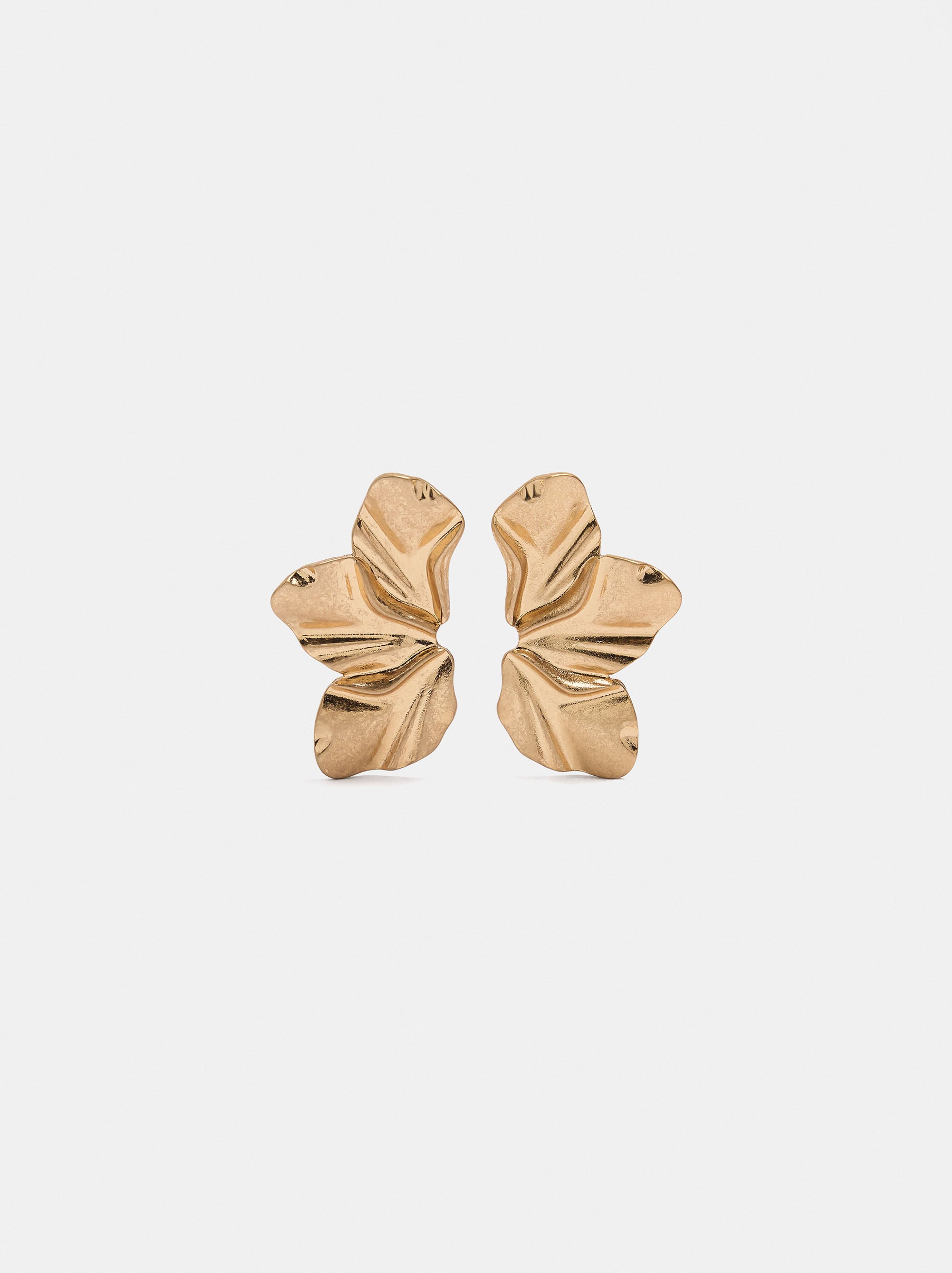 Boucles d'oreilles moyennes fleur image number 0.0