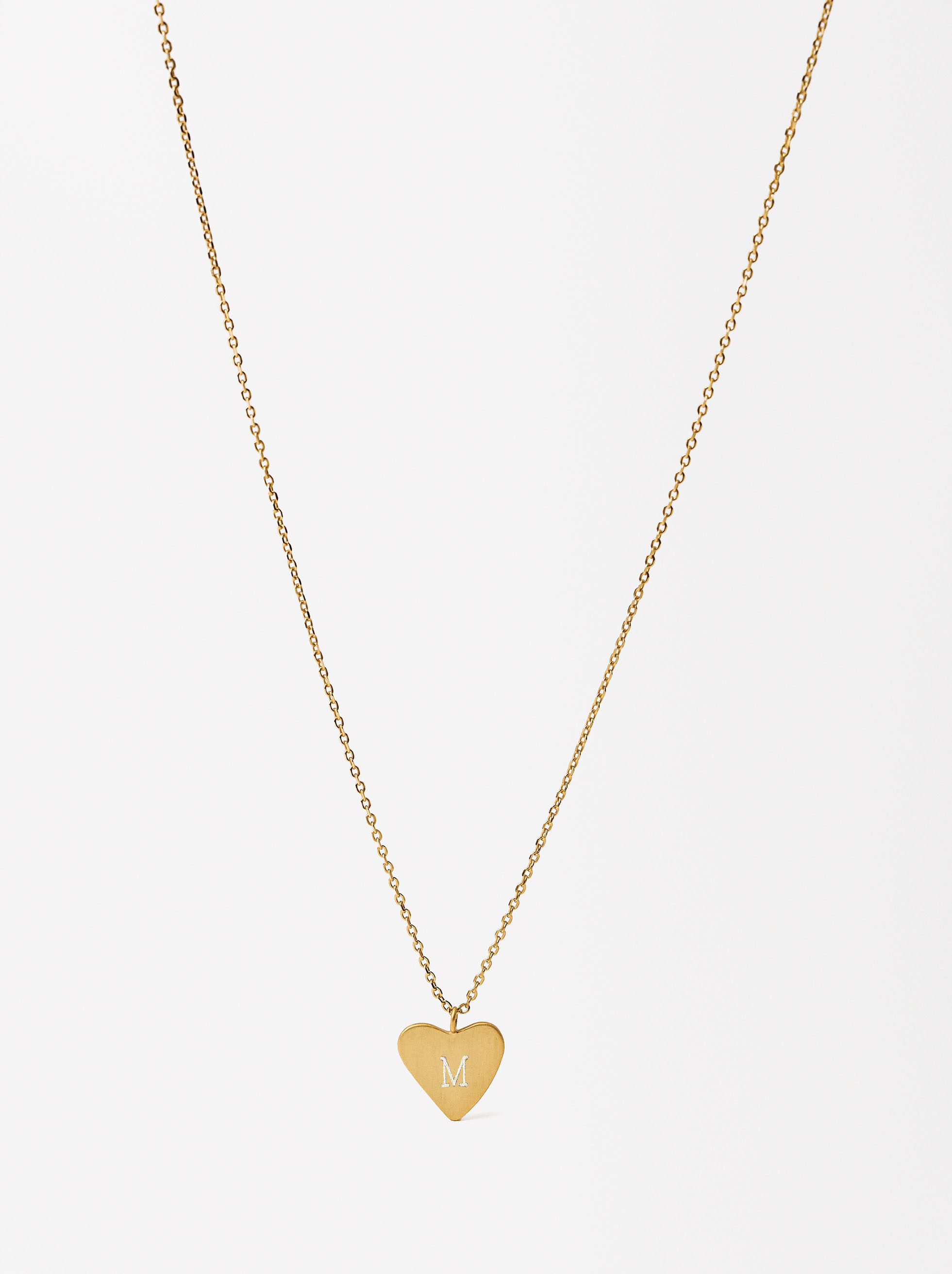 Collier avec coeur - argent sterling 925 image number 0.0