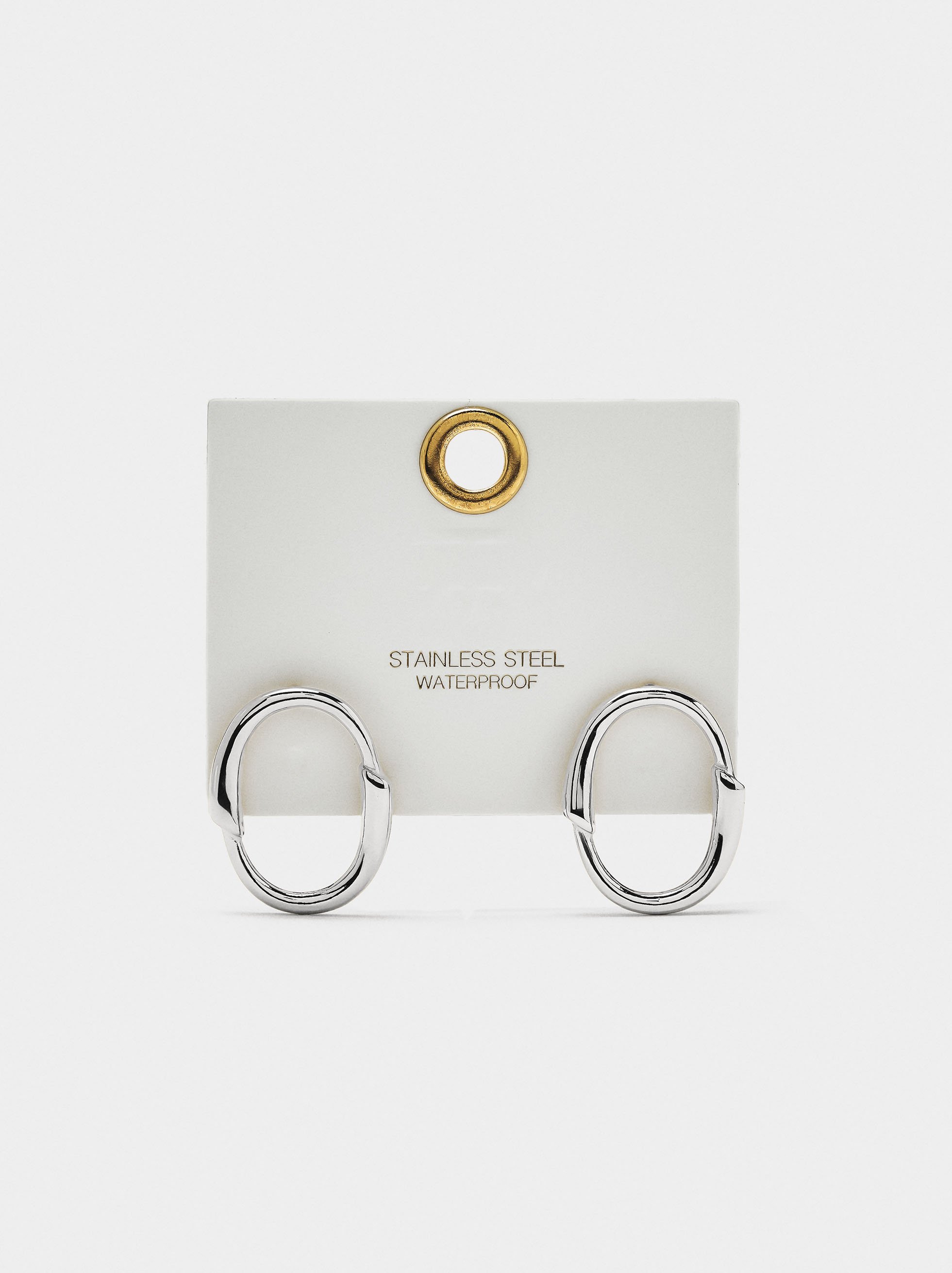 Hoop earrings - stainless steel image number 2.0