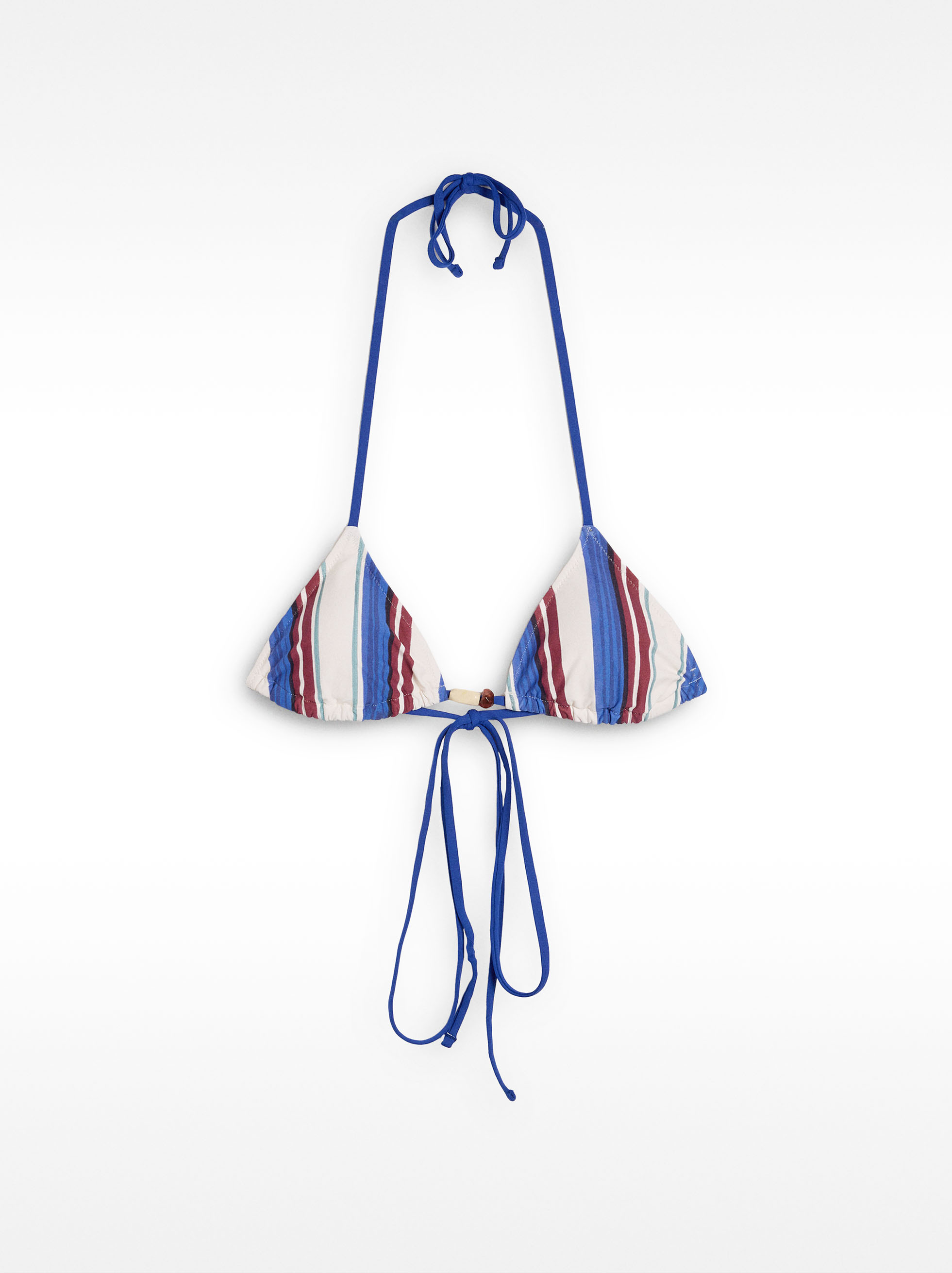 Striped bikini top image number 4.0