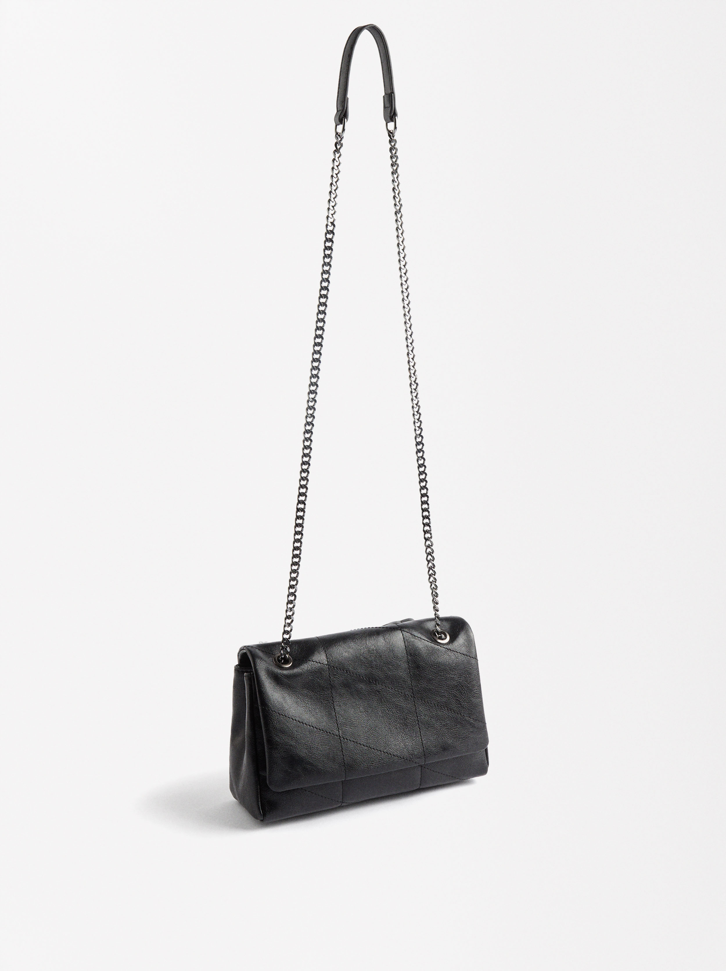 ショルダーバッグ・ポシェット ^LEATHERY^ Ribbon angora knit shoulder bag BLACK LRBG4403BK 242BBAJ7K_10000_D_2.jpg?sw=1920