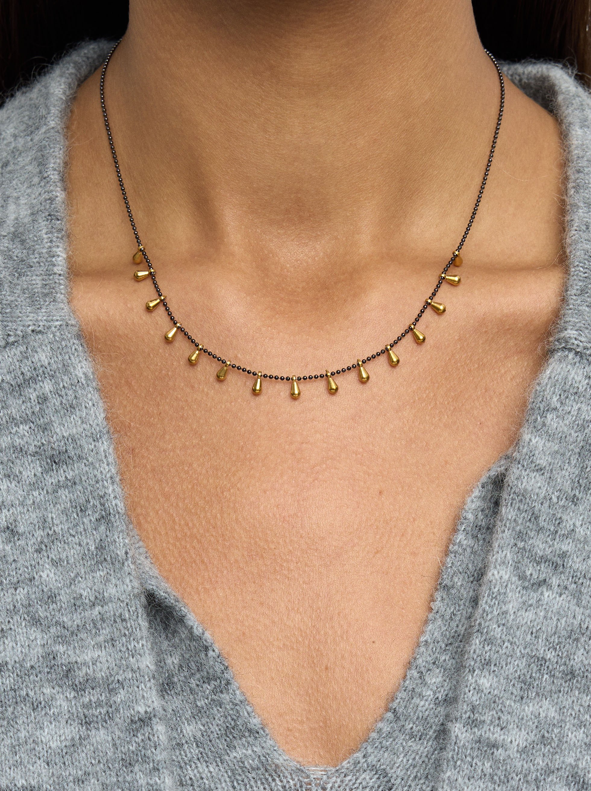 Collaret bicolor ll&agrave;grimes - acer inoxidable image number 1.0