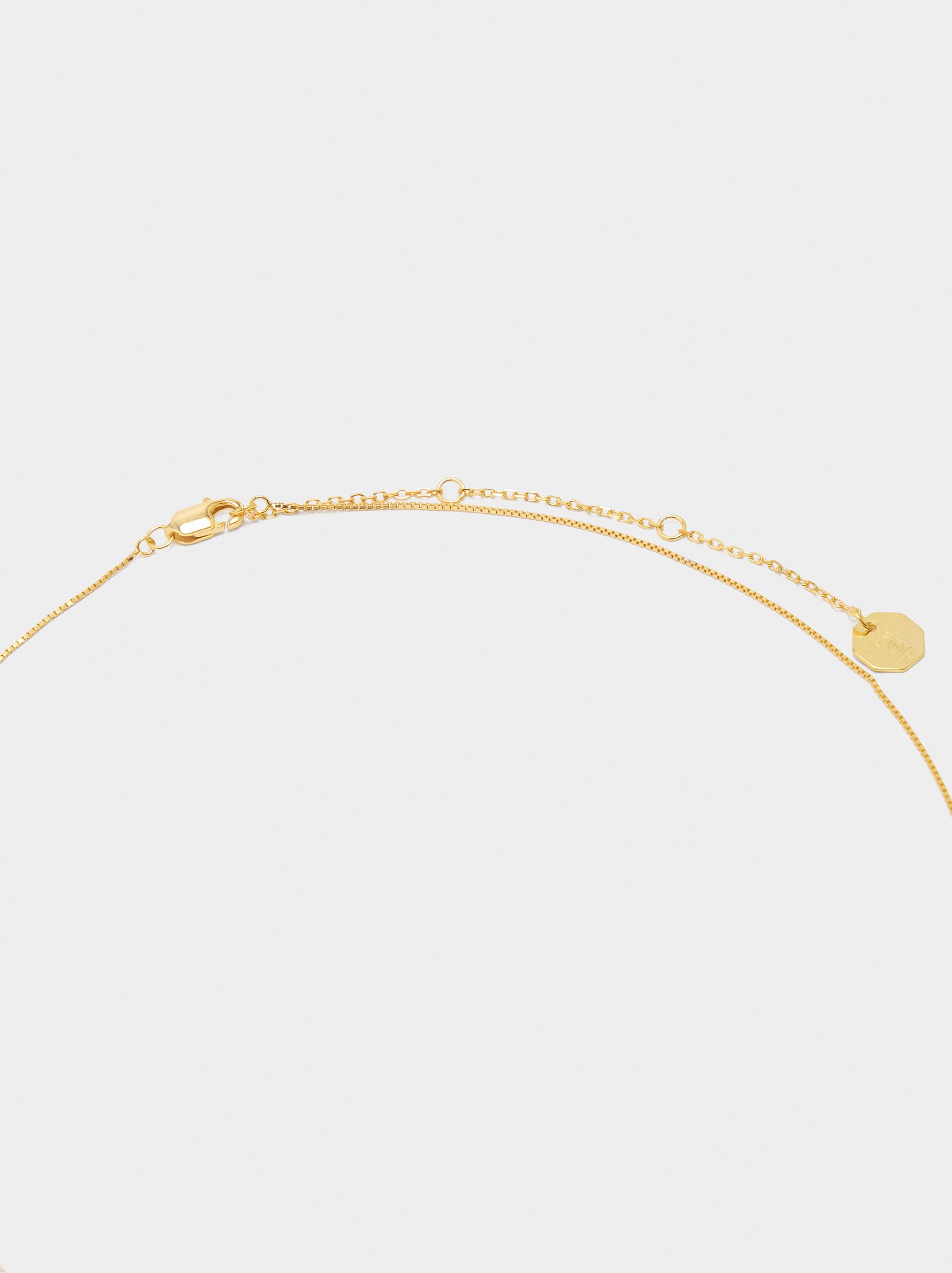 Necklace with crystal hearts - 925 sterling silver image number 2.0