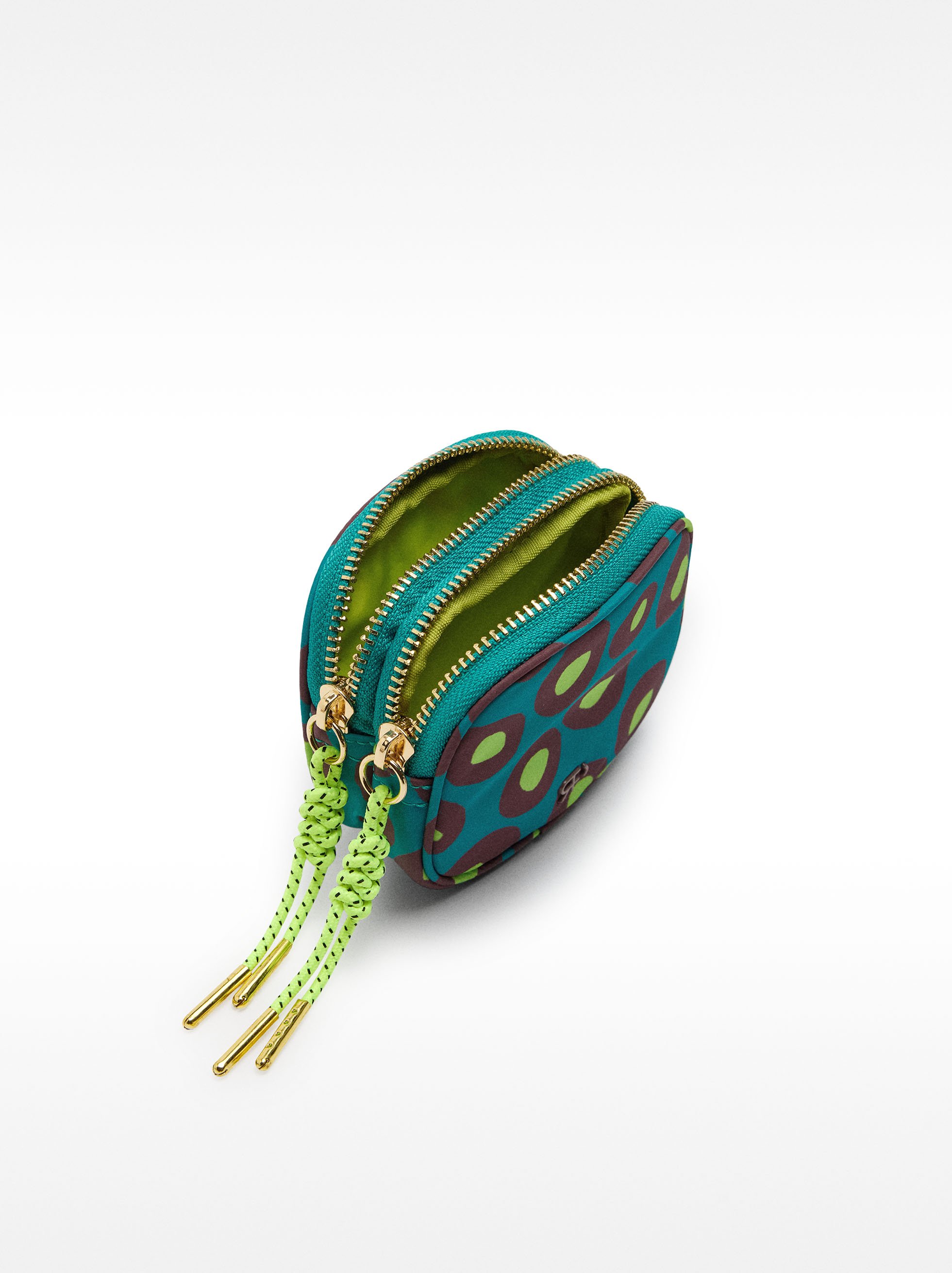 Printed nylon coin purse image number 3.0