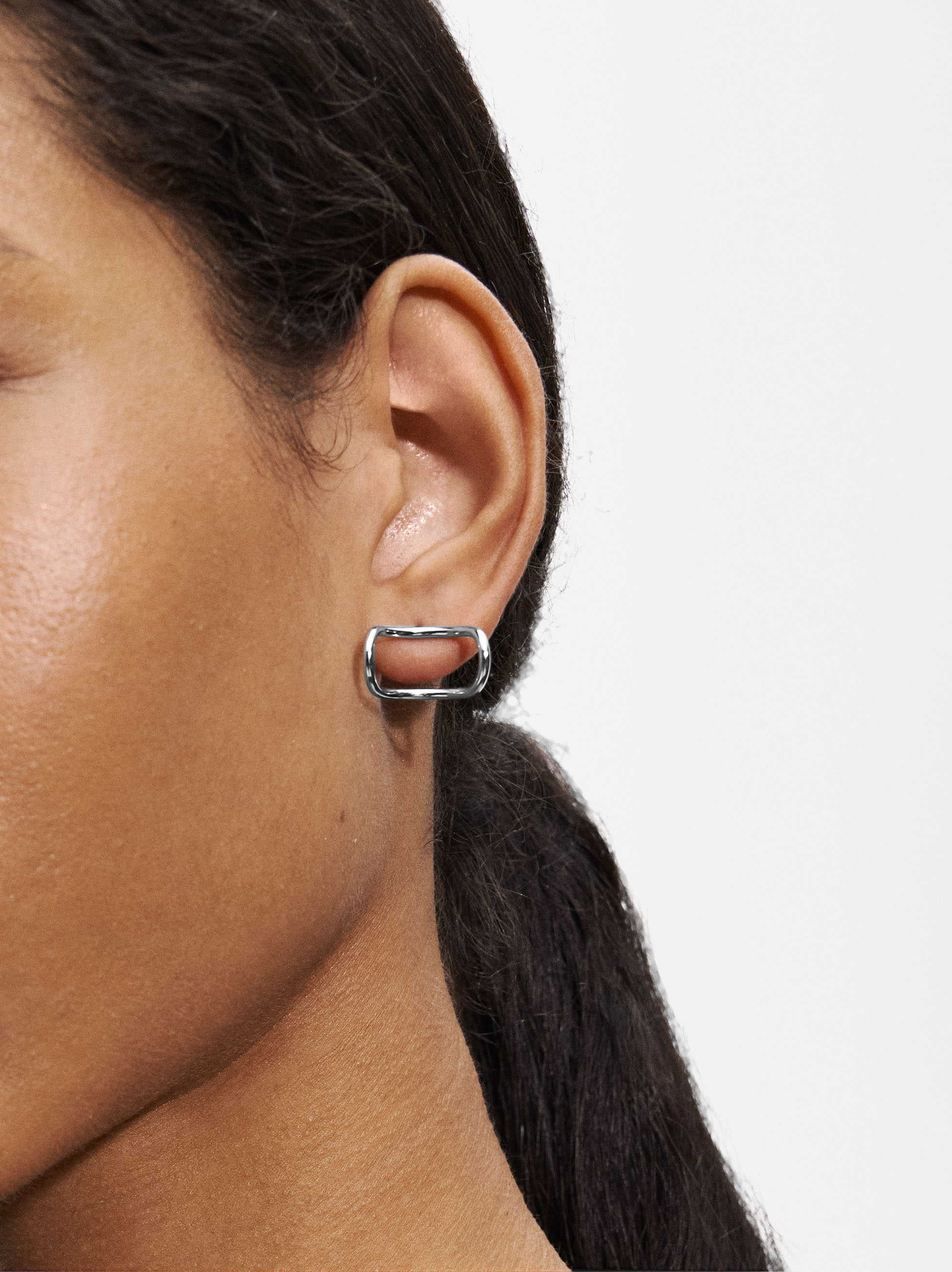 Gold-toned earrings - stainless steel image number 1.0