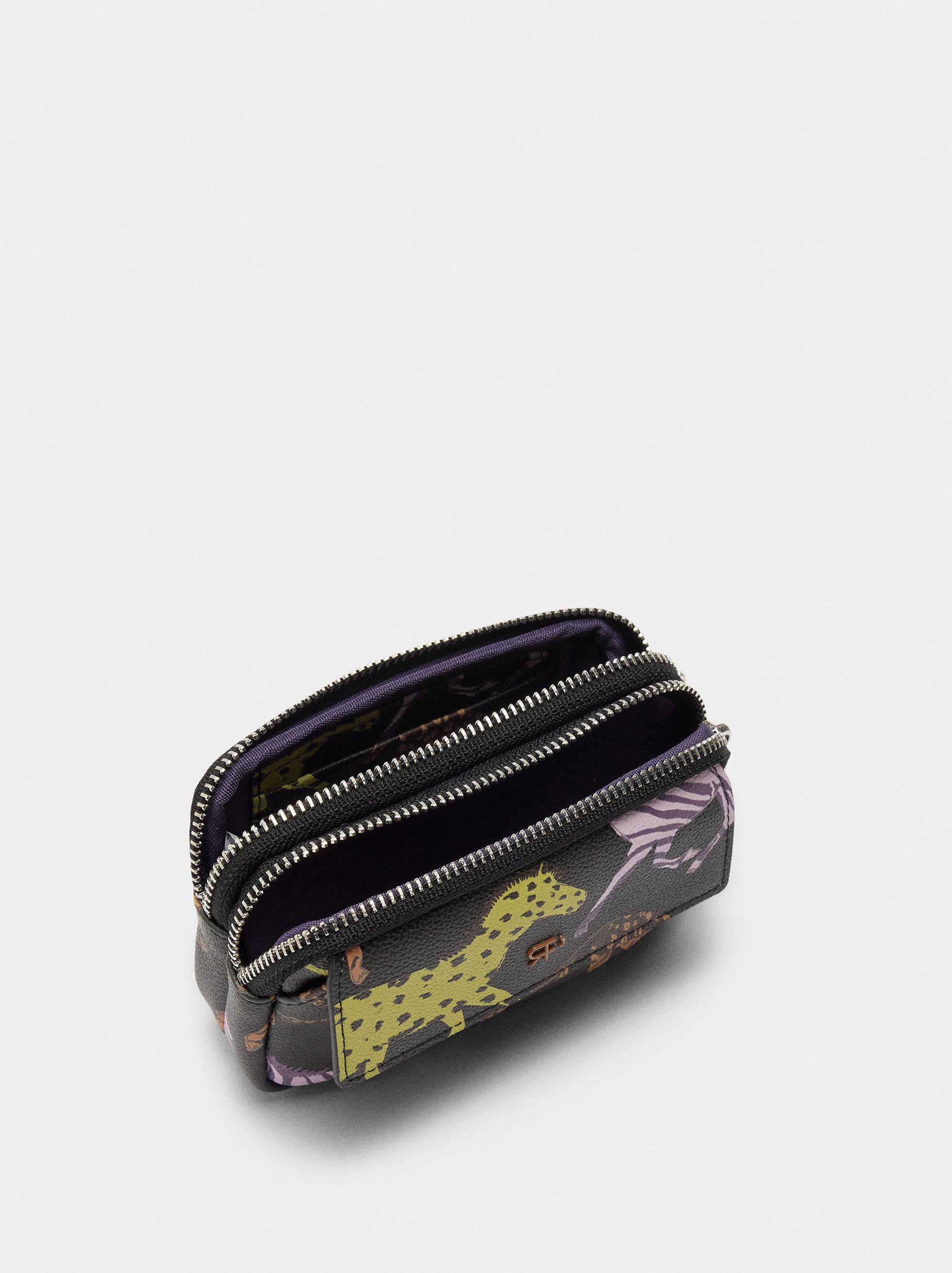 Printed coin purse with texture image number 3.0