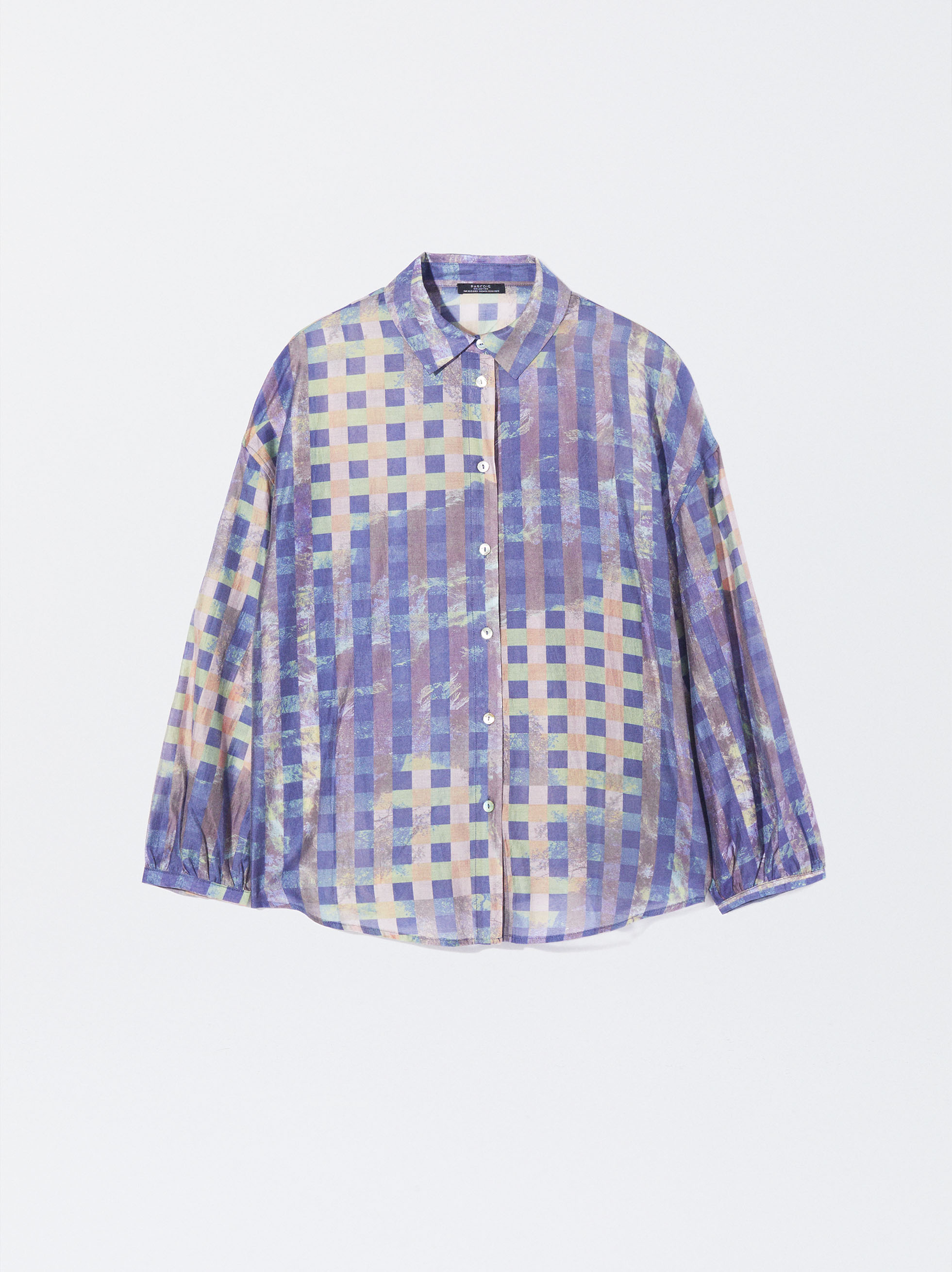 Camicia Stampata Lyocell image number 5.0