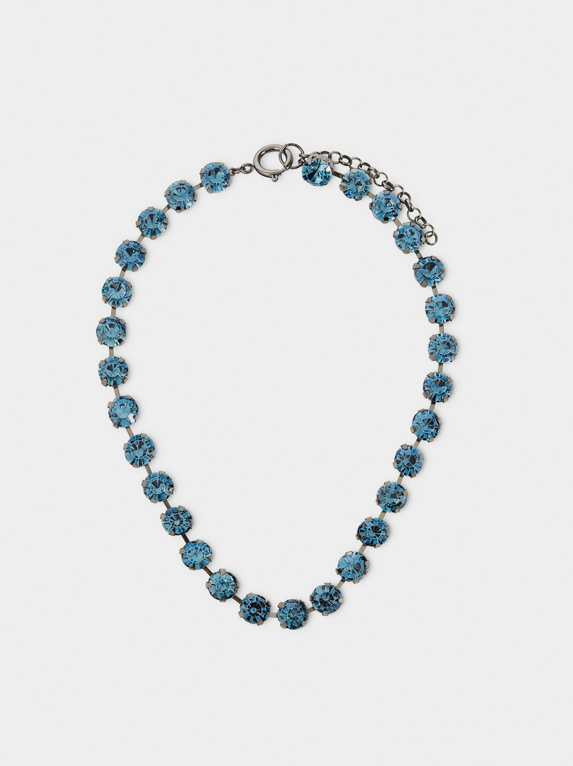 Short necklace with crystals image number 0.0