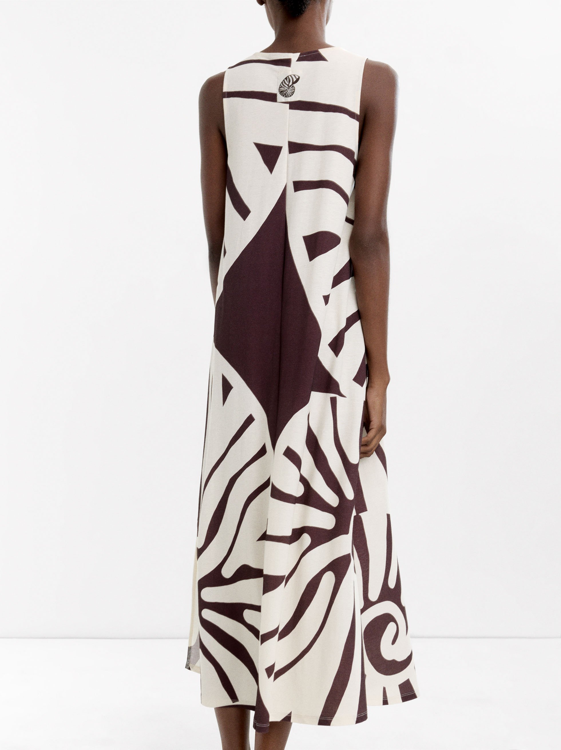 Bedrucktes langes Kleid image number 2.0