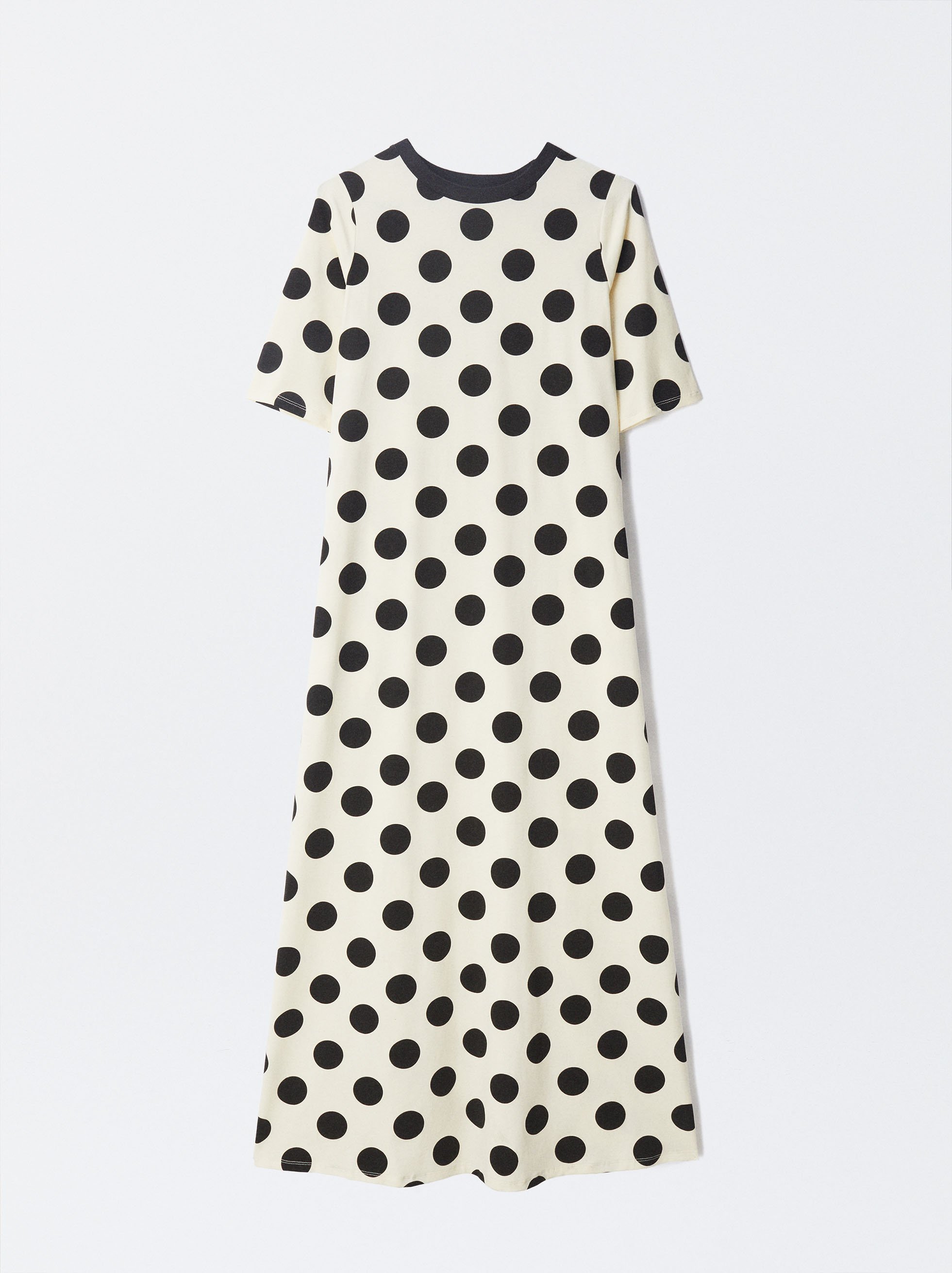 Online Exclusive - Vestito Lungo A Pois image number 4.0