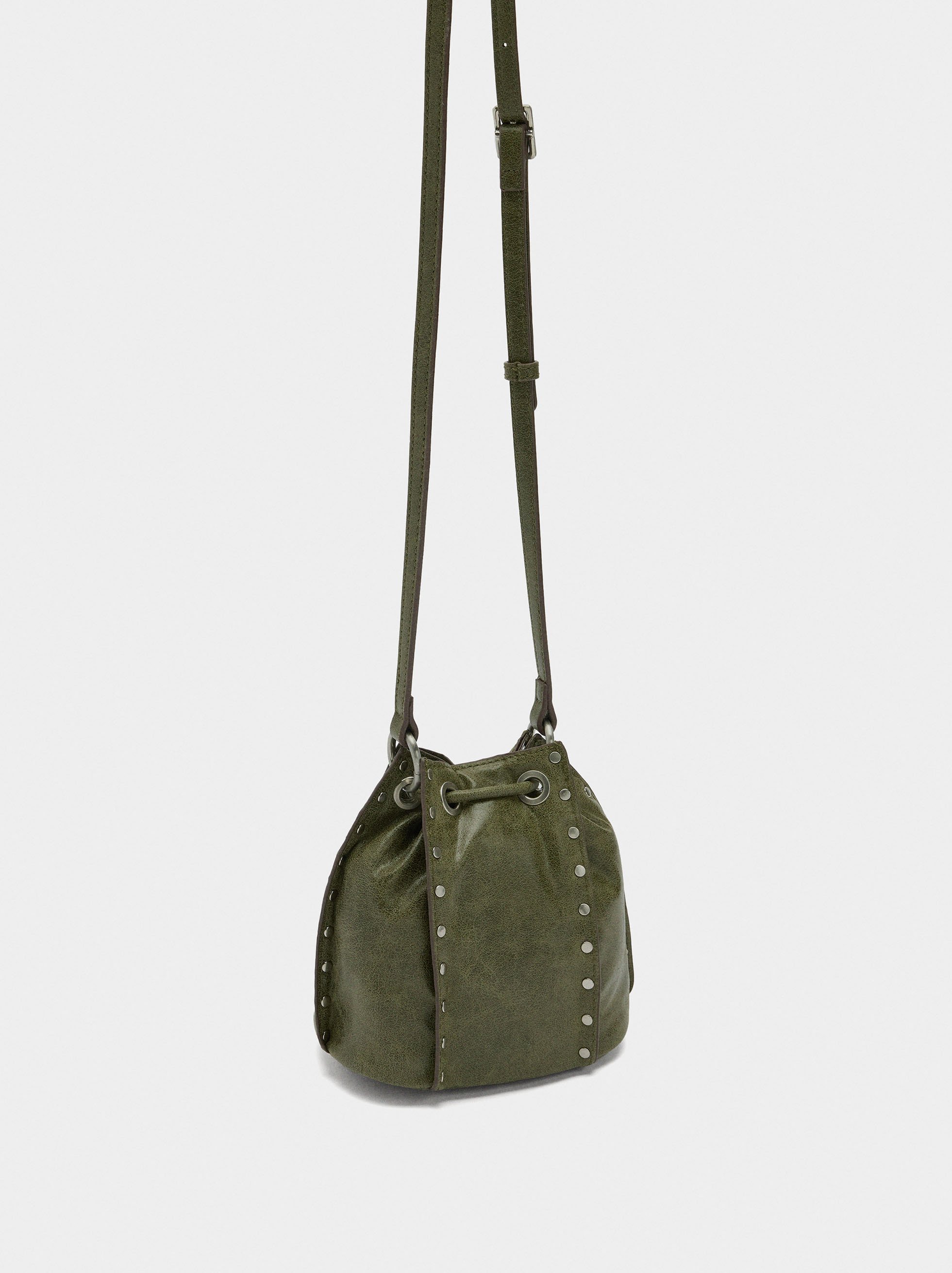 Bucket bag with studs image number 3.0