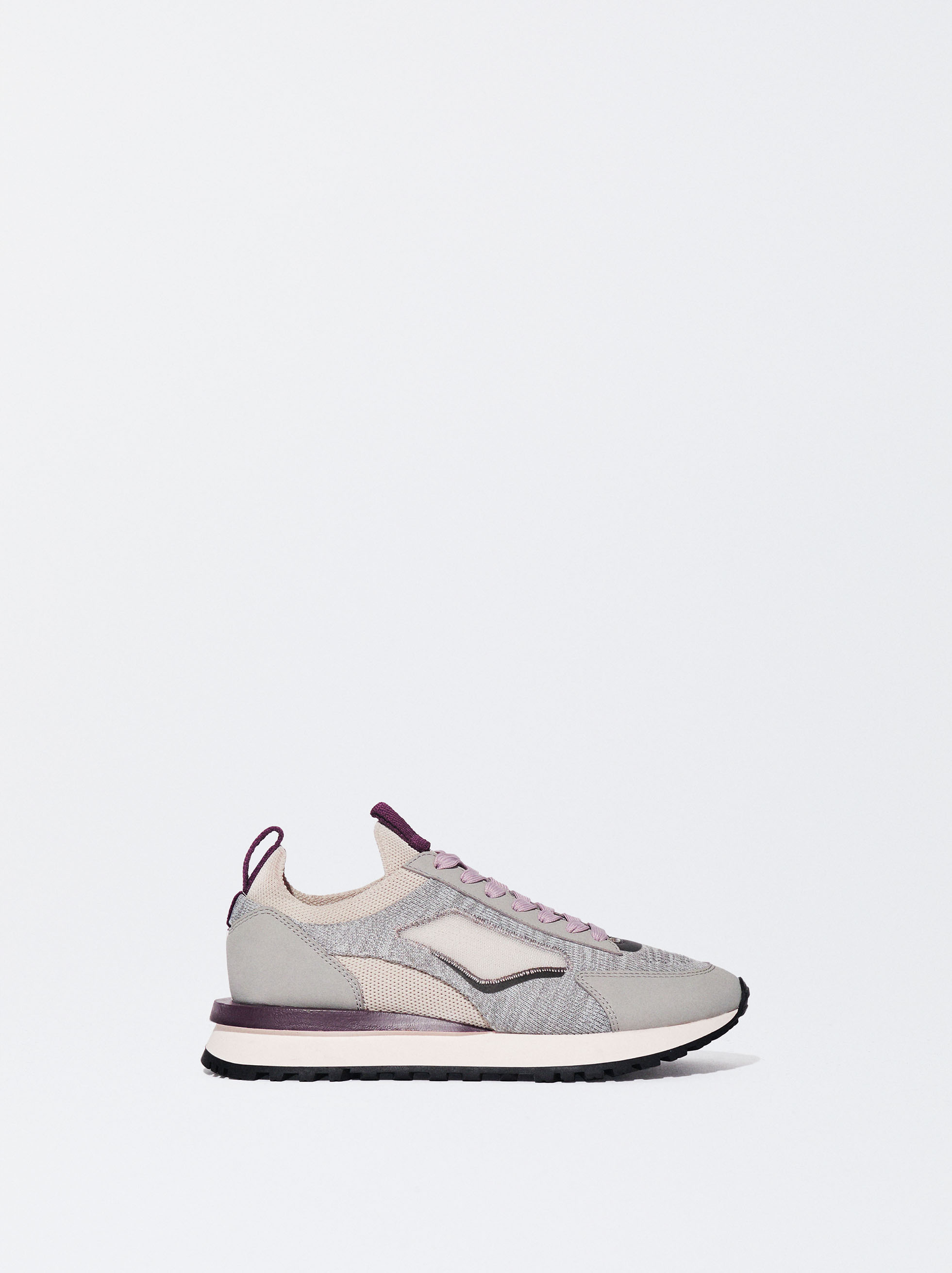 Knitted Sport Shoes Grey Parfois