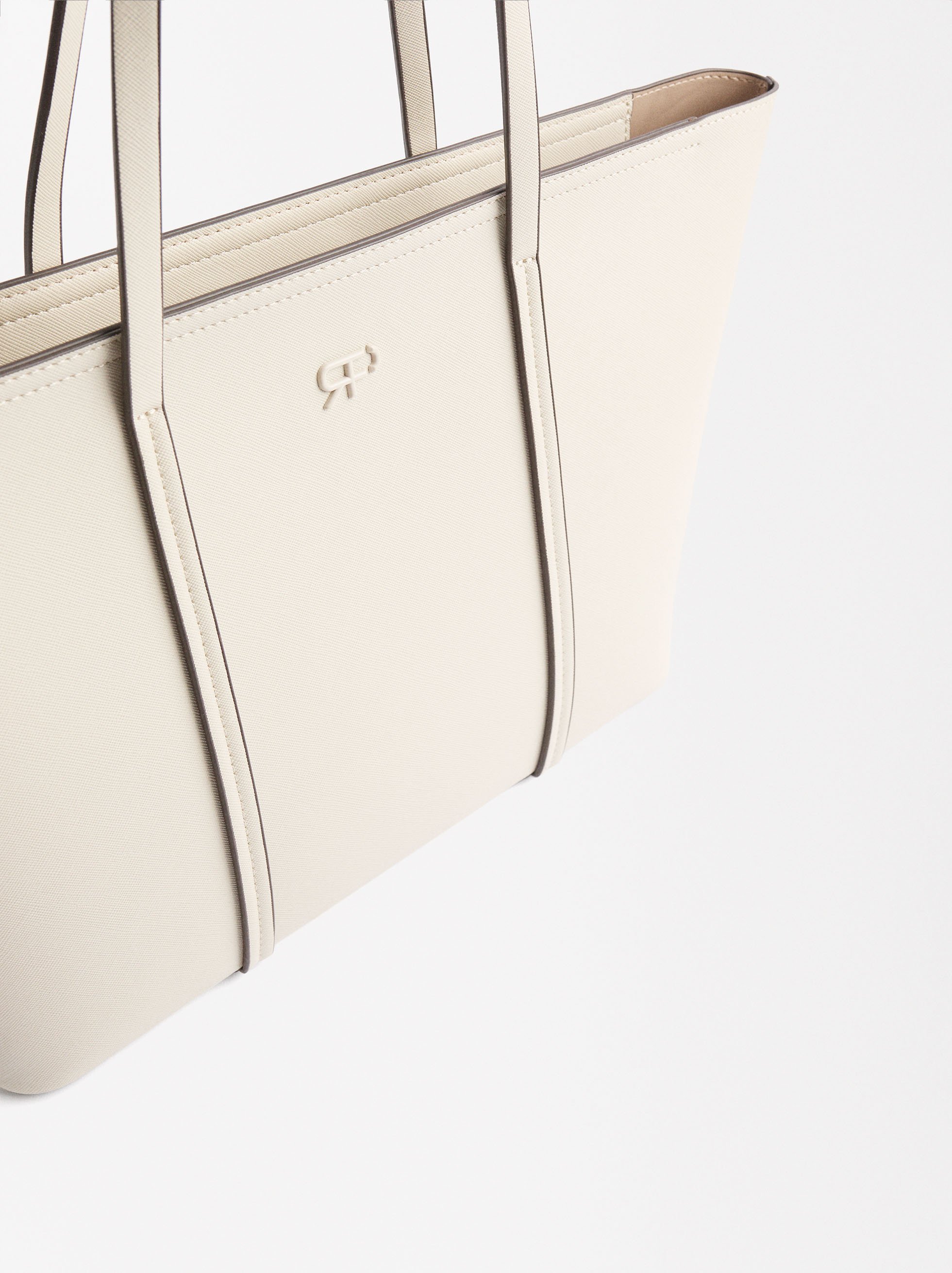 Sac shopper avec texture image number 1.0