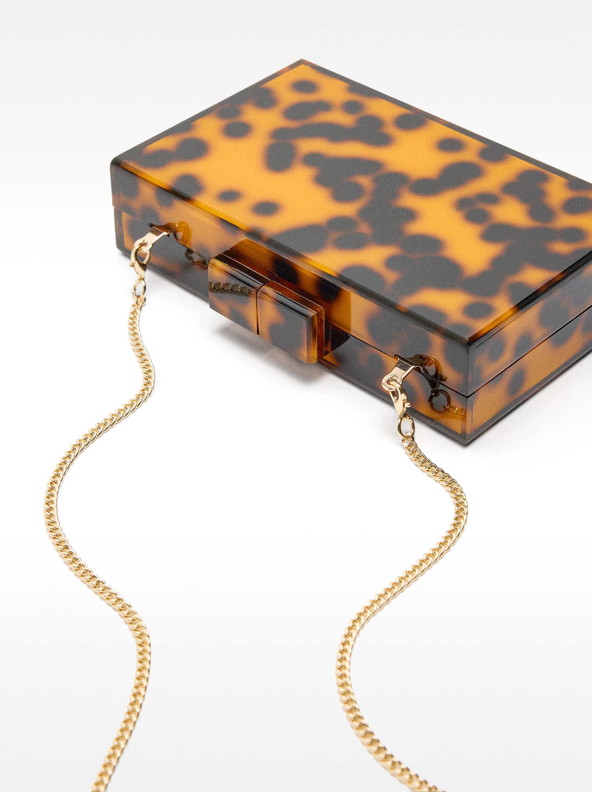 Rigid printed party clutch image number 2.0