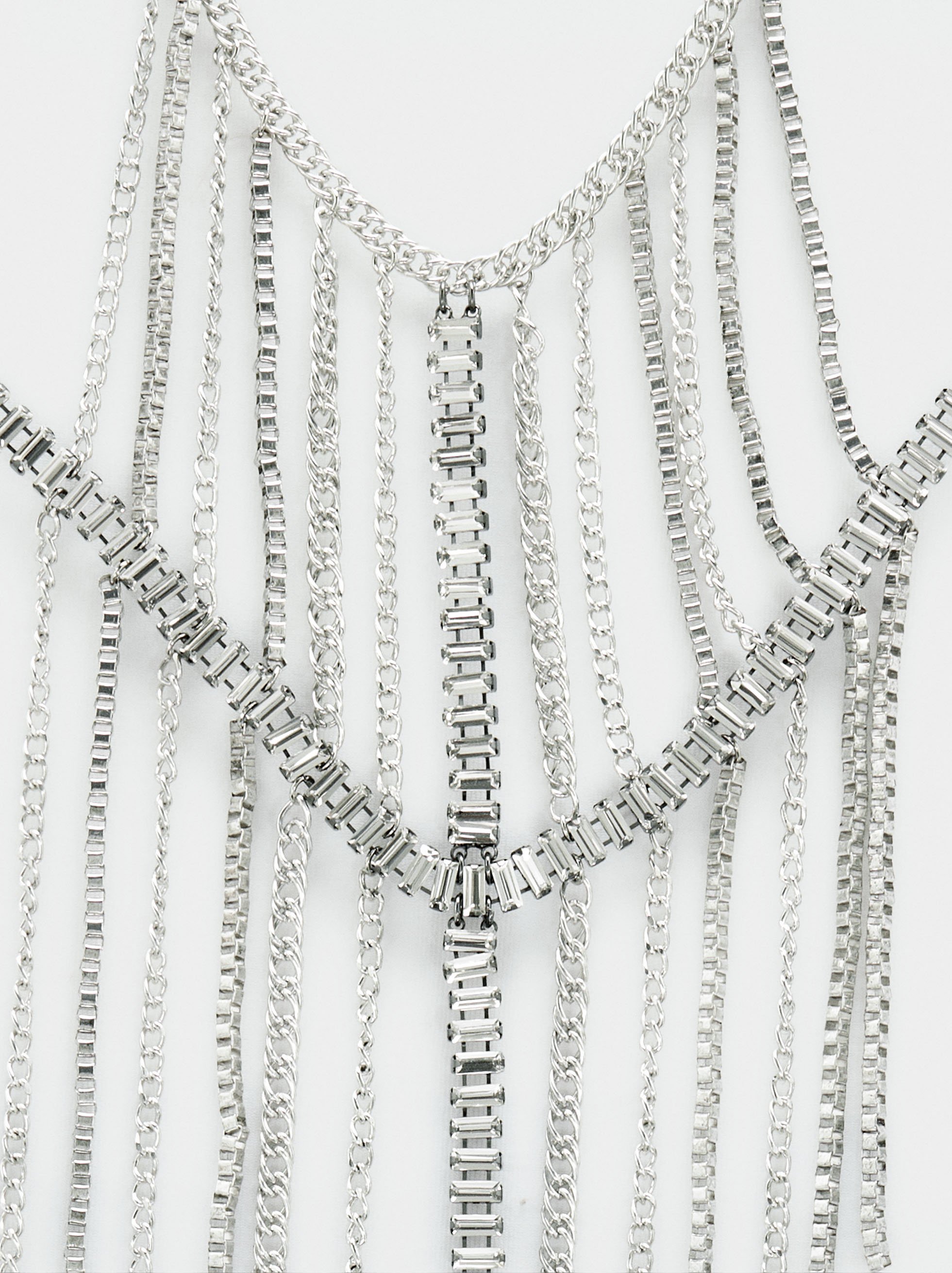 Necklace and waist chain with crystals image number 1.0
