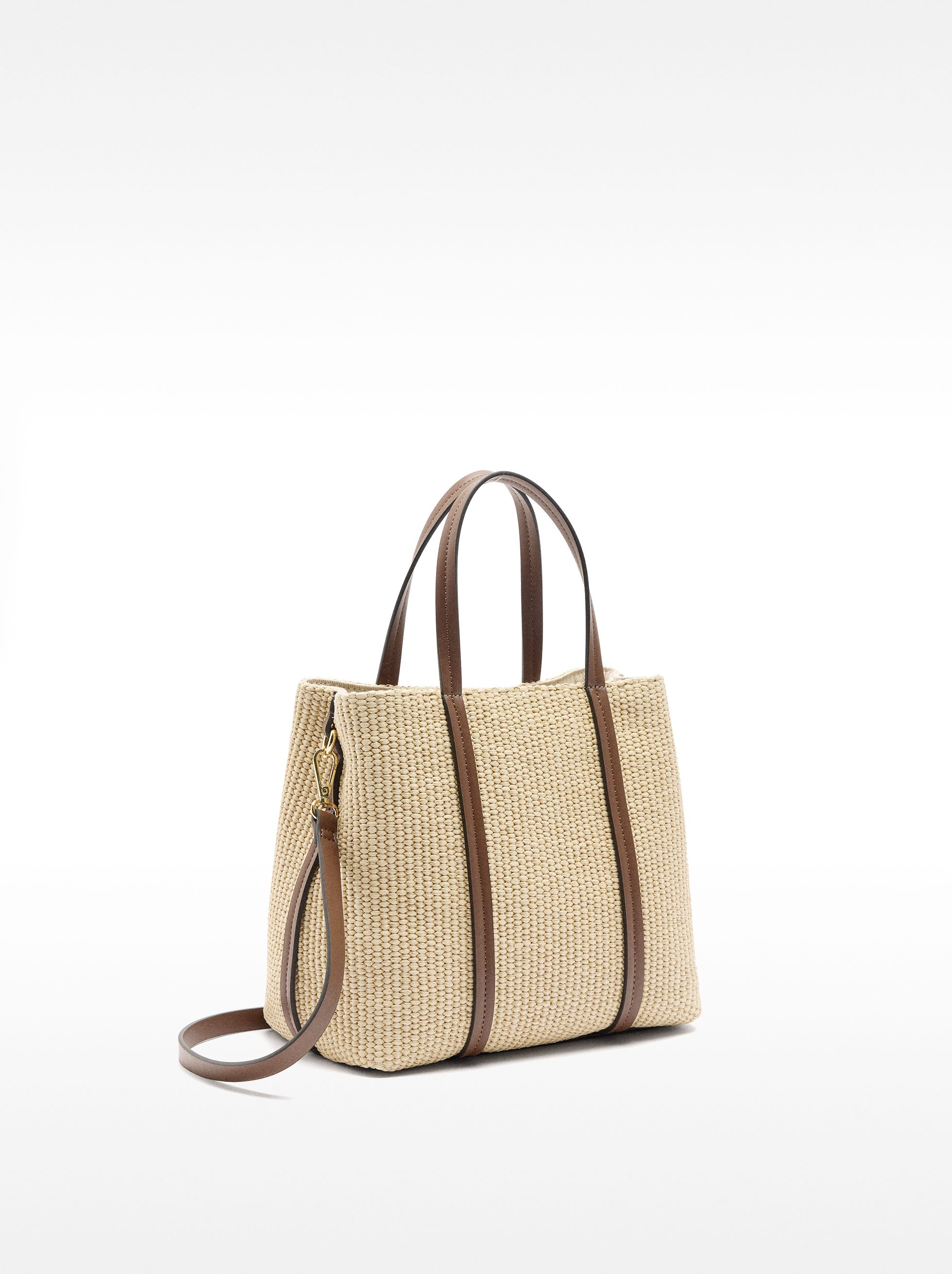 Tote-Bag mit Rafia-Effekt image number 3.0