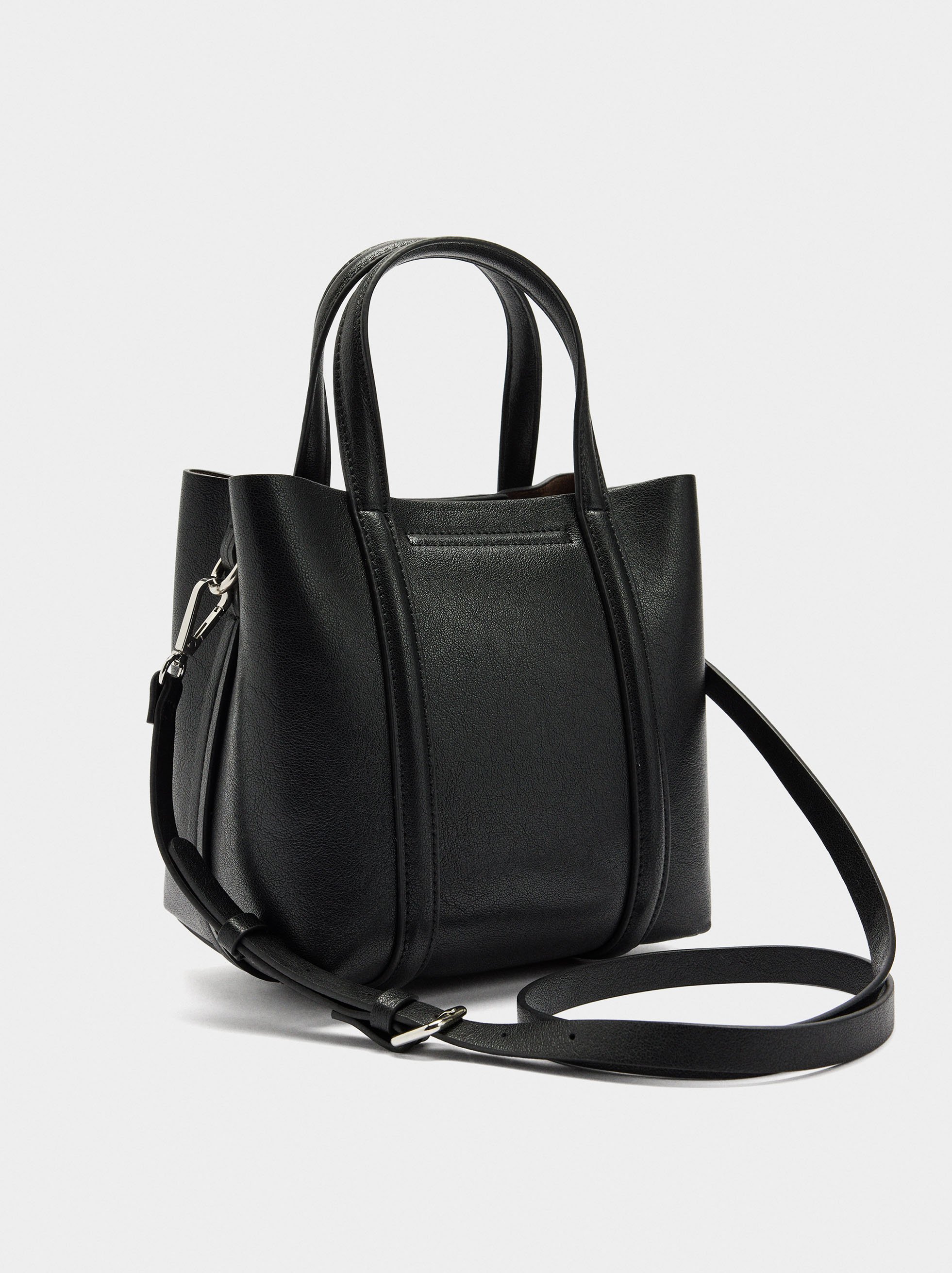 Tote bag with crossbody strap S image number 3.0