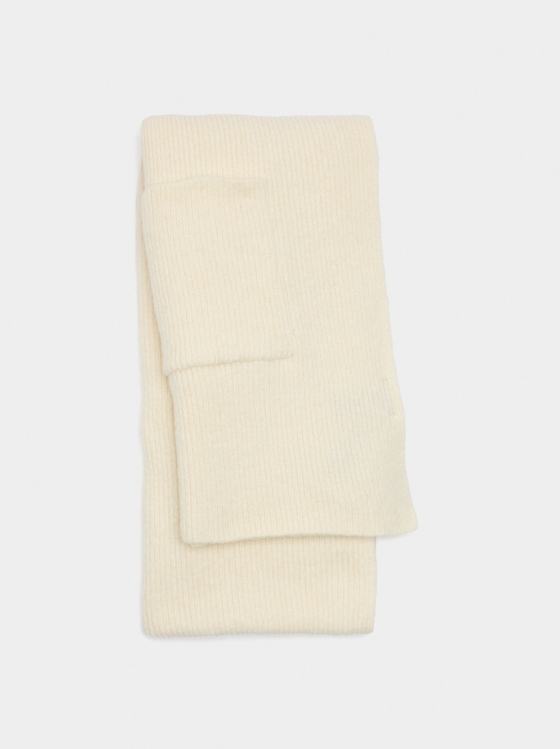 Écharpe avec côtelé lisse image number 0.0