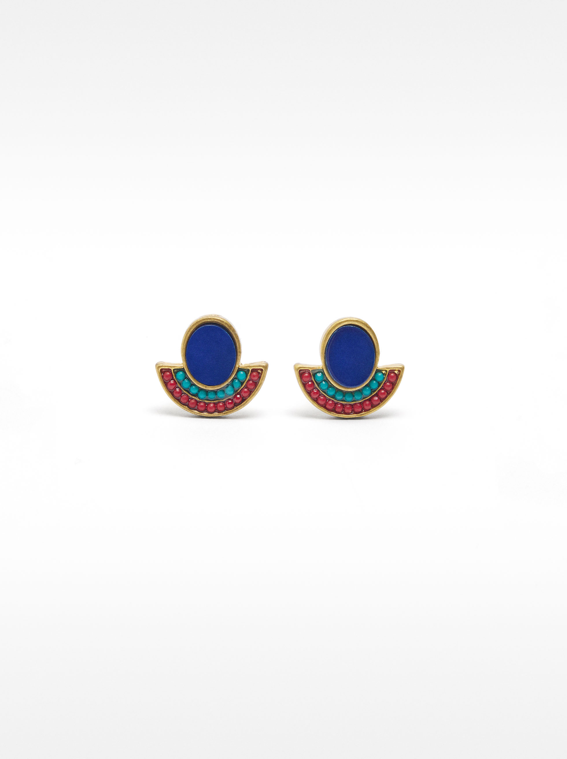 Pendientes abanico con concha  image number 0.0