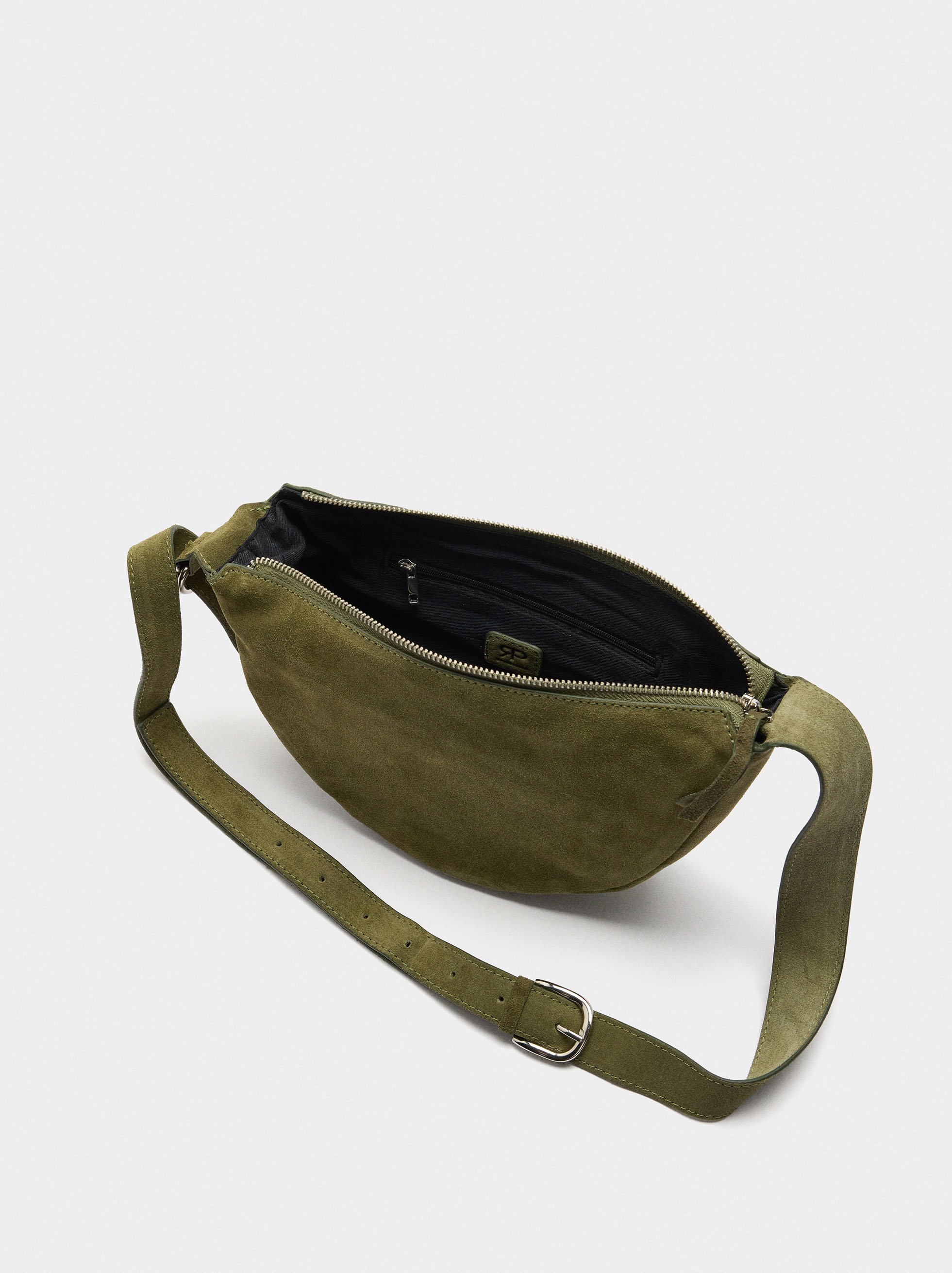 Leather hobo bag image number 5.0