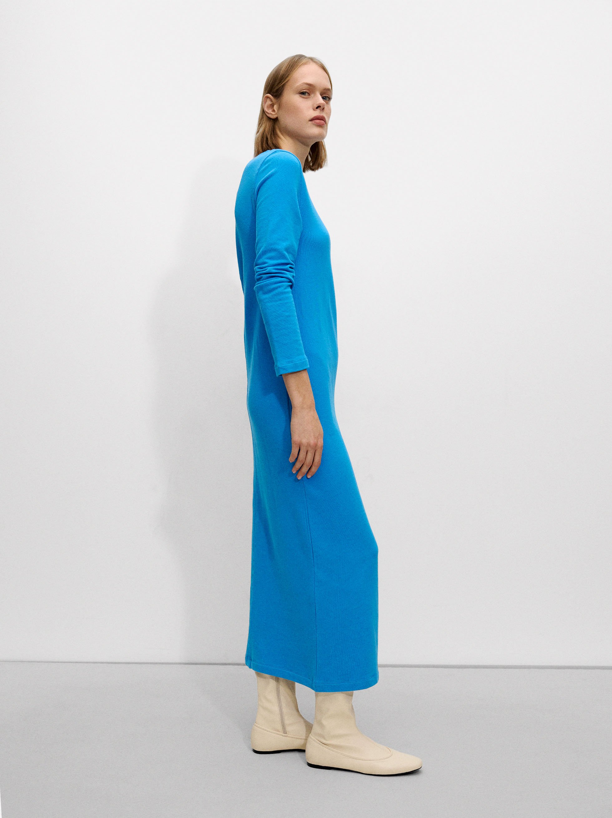 Langes Baumwollkleid image number 2.0