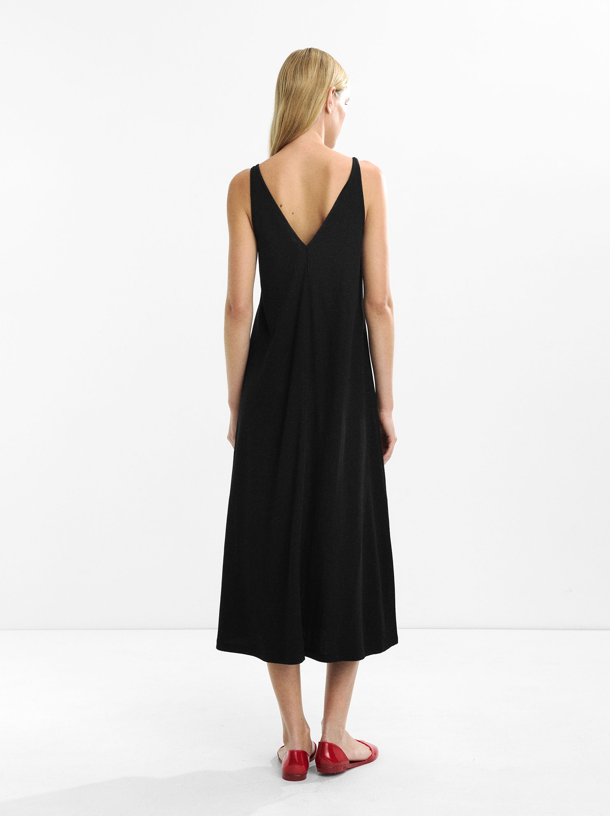Midi dress with straps image number 3.0