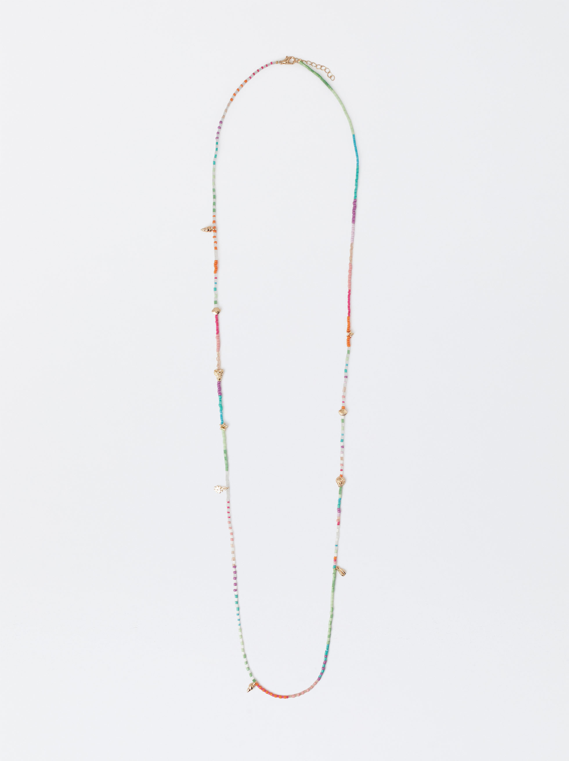 Multicoloured Necklace With Beads image number 0.0