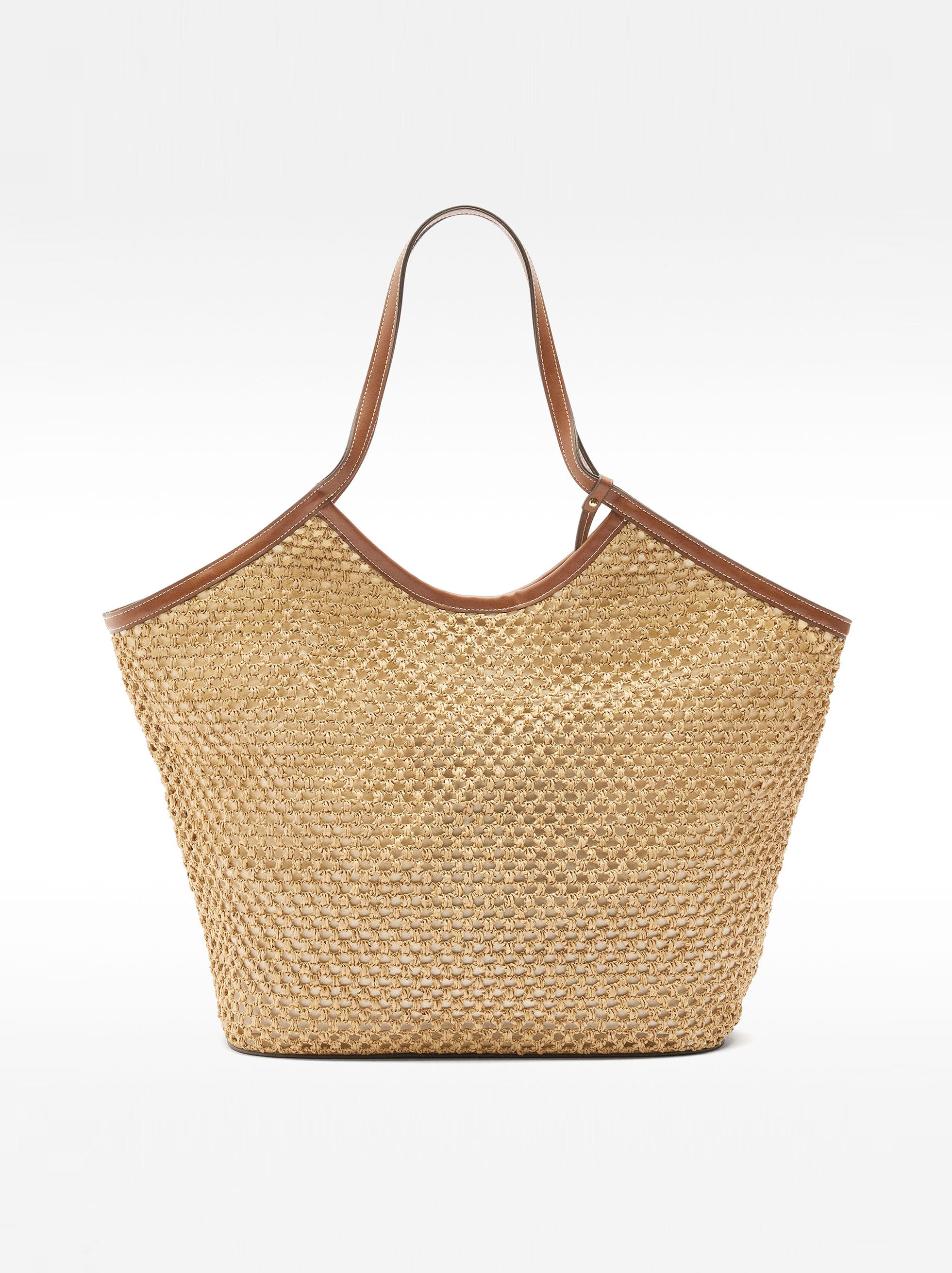 Straw-effect shopper bag image number 6.0
